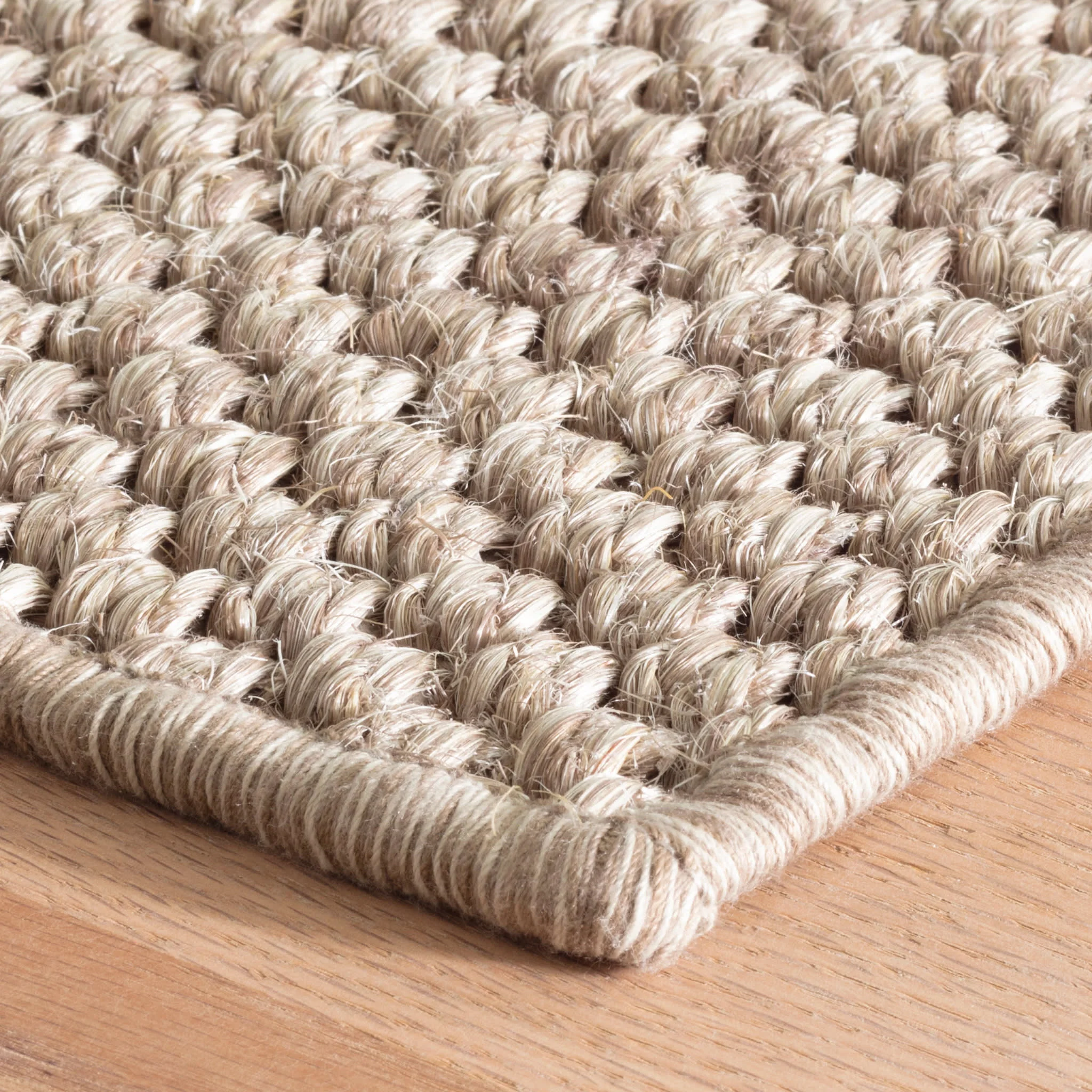 Corden Woven Sisal Custom Rug | Taupe - Image 3