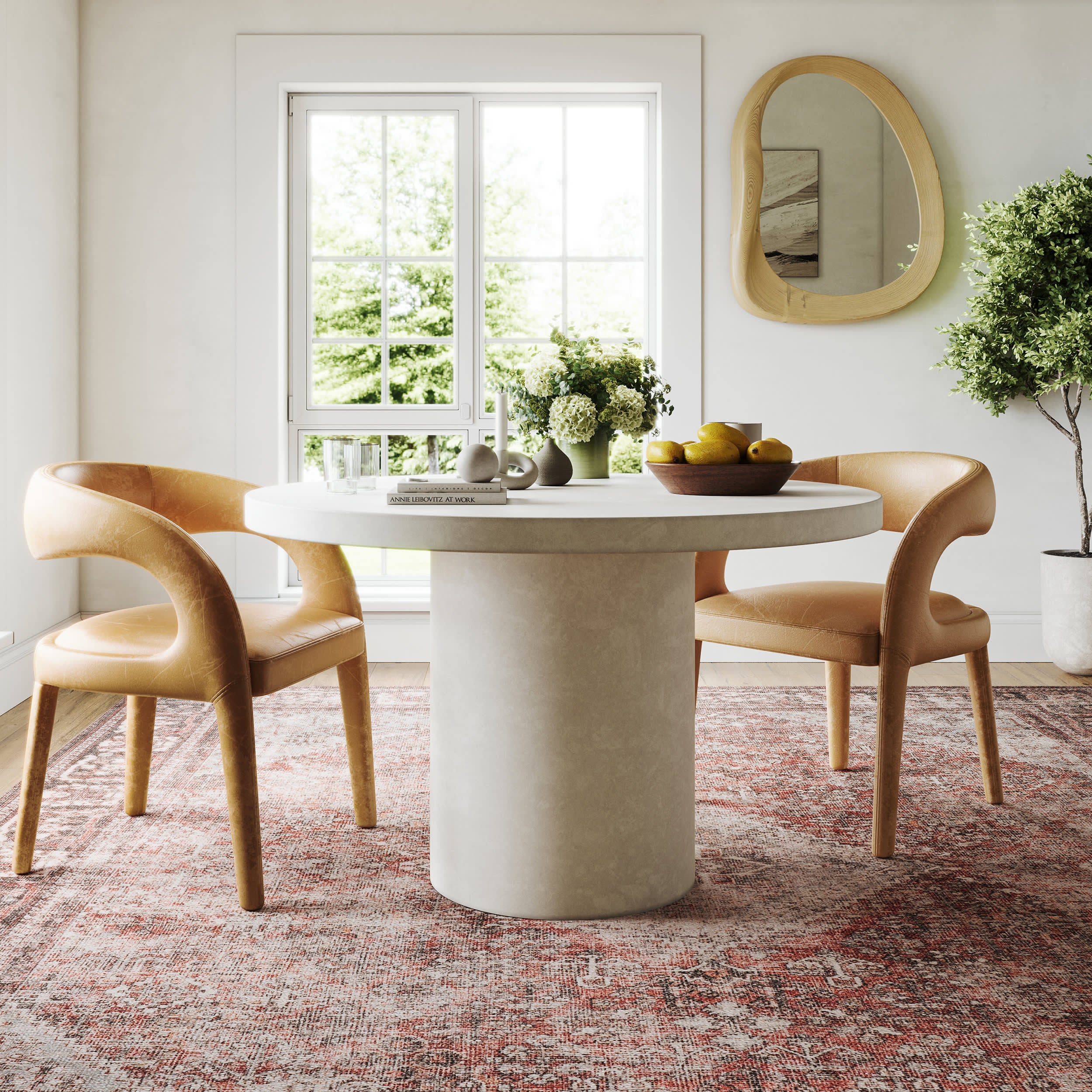 Cosette Vintage Rug | Burgundy - Image 2