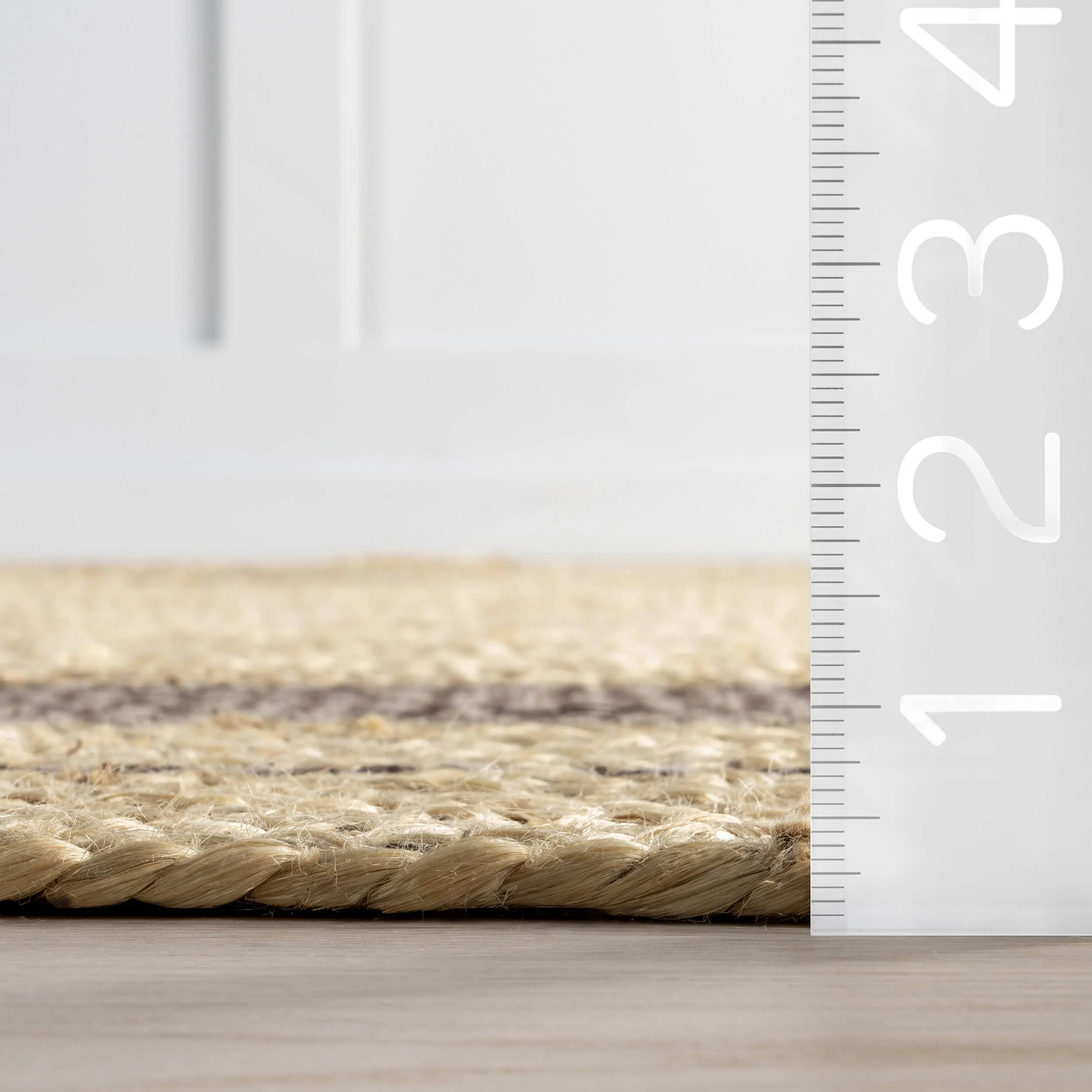Cottage Oval Jute Rug | Dark Brown - Image 5