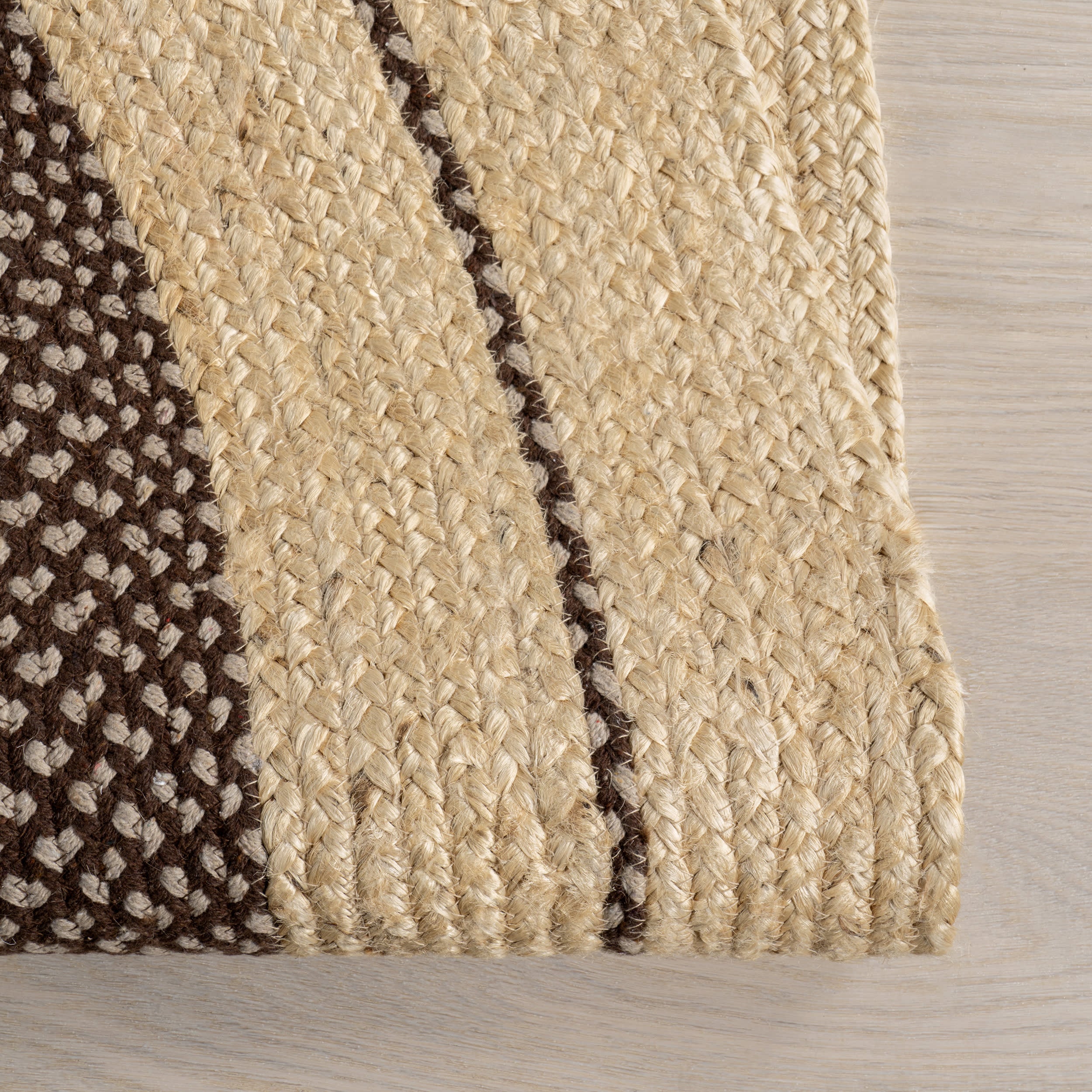 Cottage Oval Jute Rug | Dark Brown - Image 6