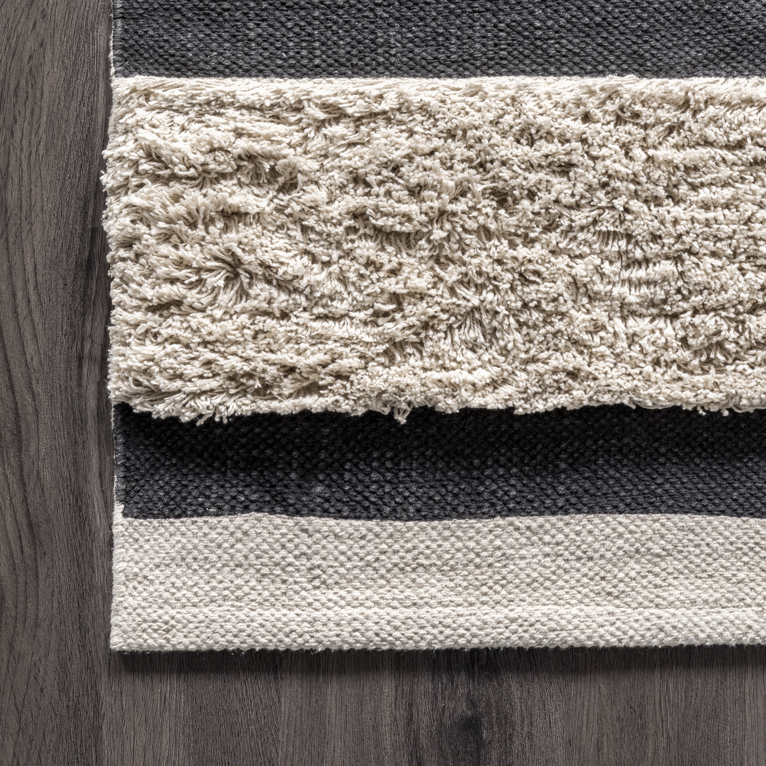 Cotton Shag Rug | Beige - Image 3