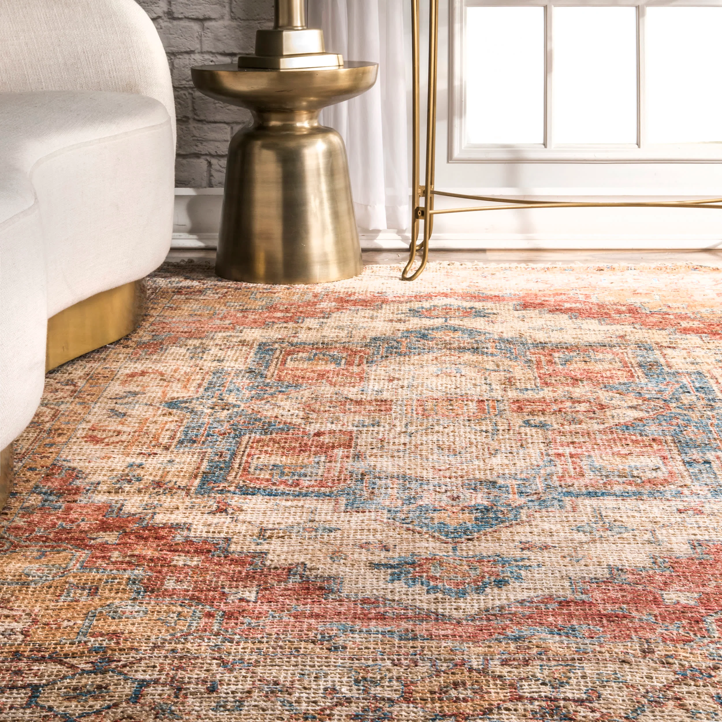 Court Medallion Tassel Rug | Multicolor - Image 4