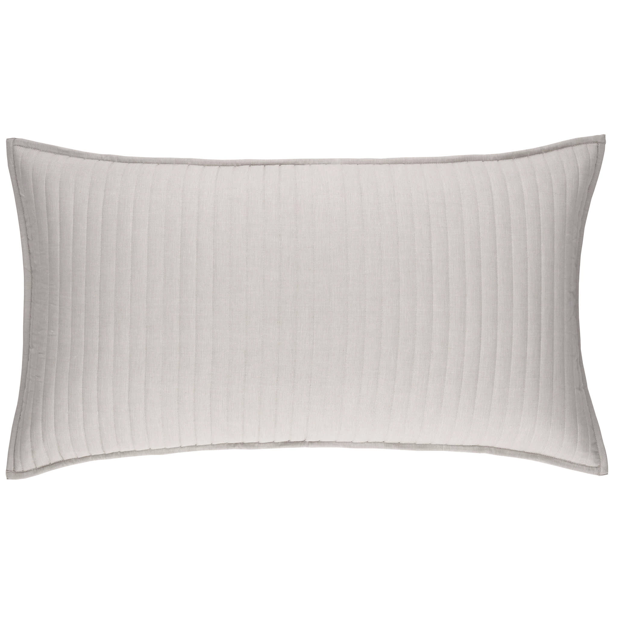 Cozy Cotton Quilted Sham | Dove Grey - Image 2