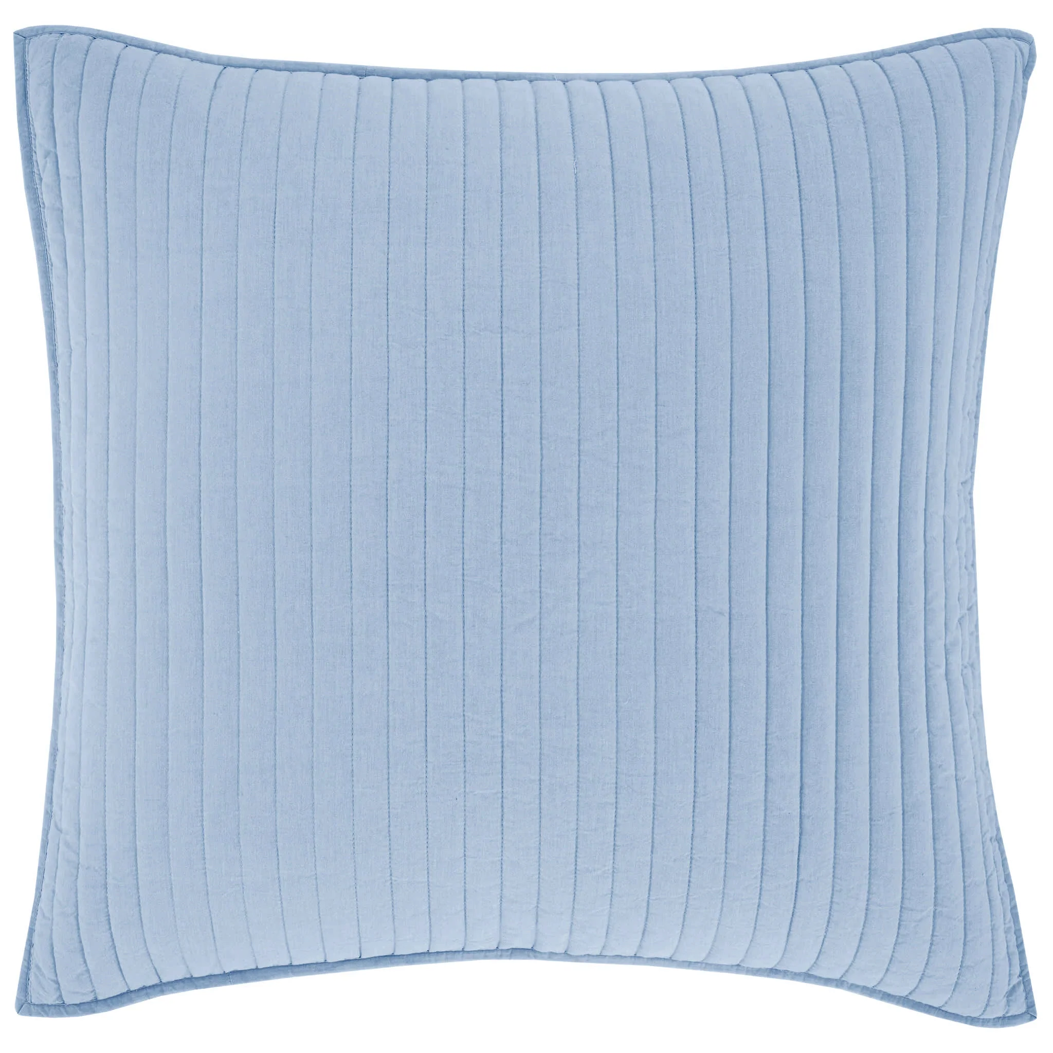 Cozy Cotton Quilted Sham | French Blue - Image 3