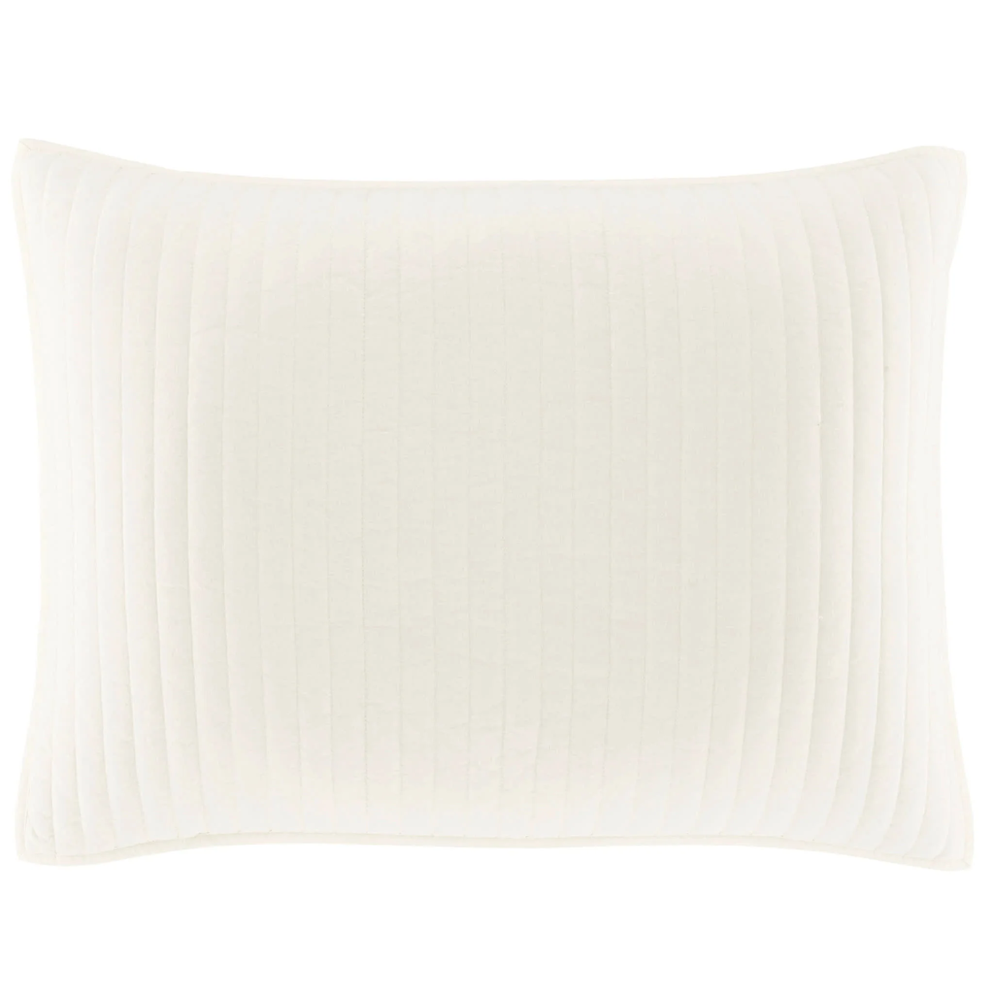 Cozy Cotton Quilted Sham | Ivory - Image 4