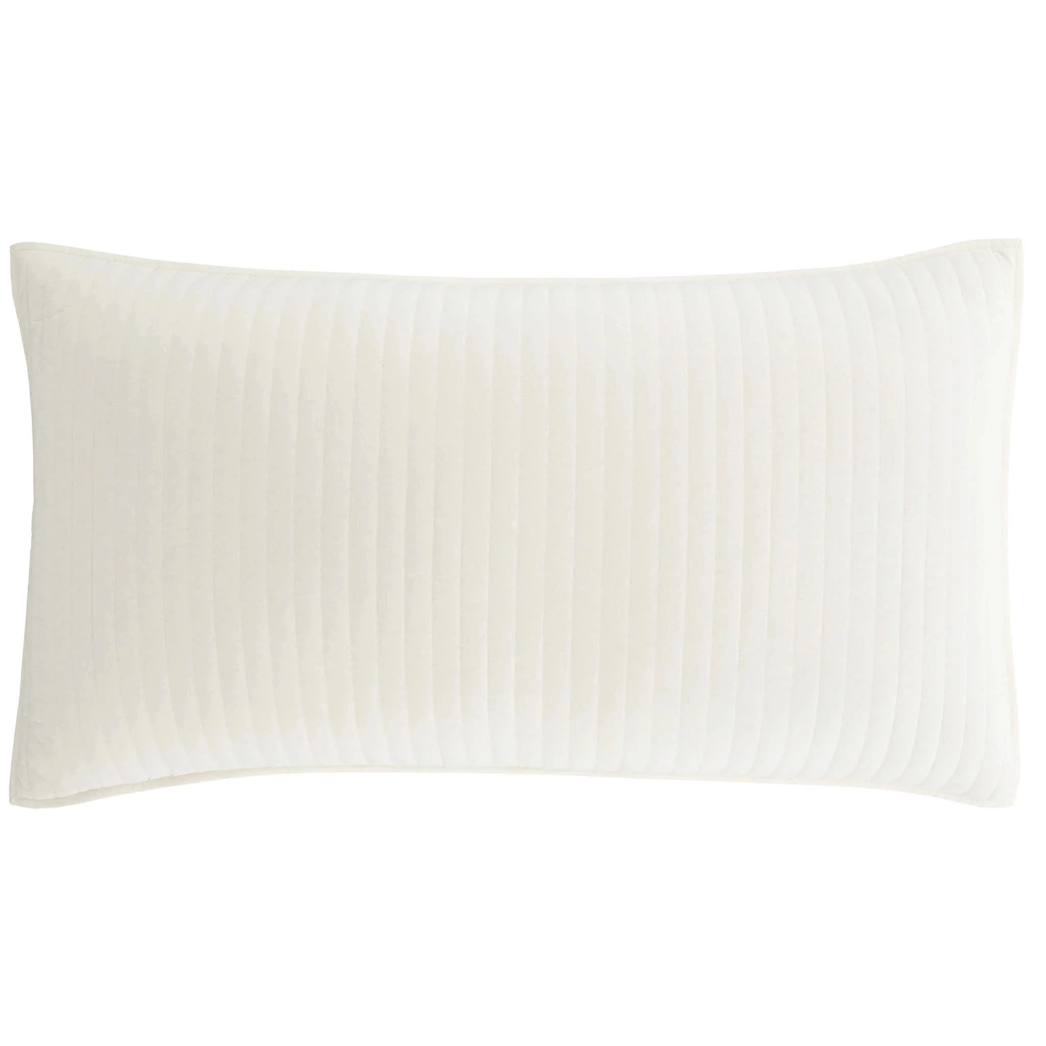 Cozy Cotton Quilted Sham | Ivory - Image 5