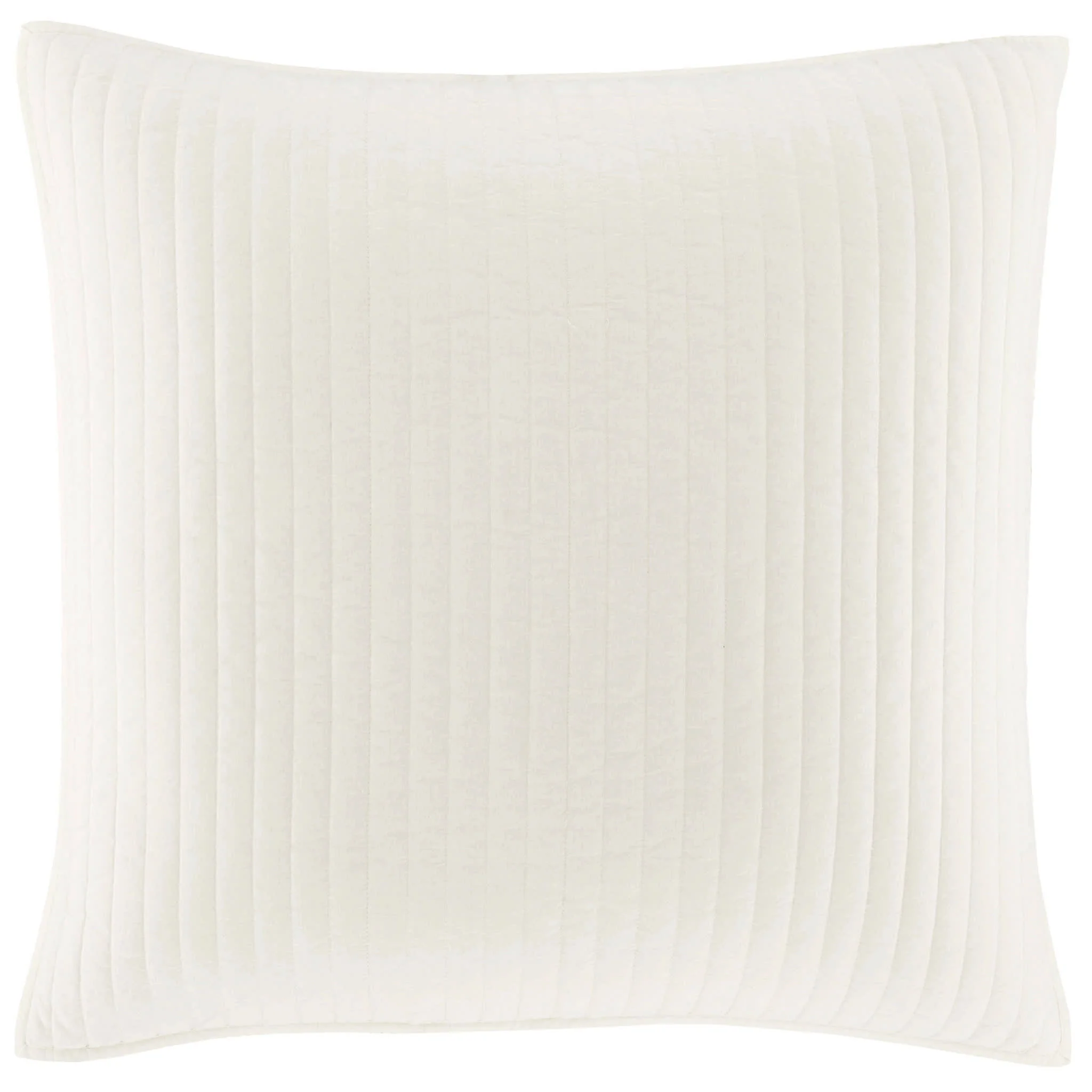 Cozy Cotton Quilted Sham | Ivory - Image 6