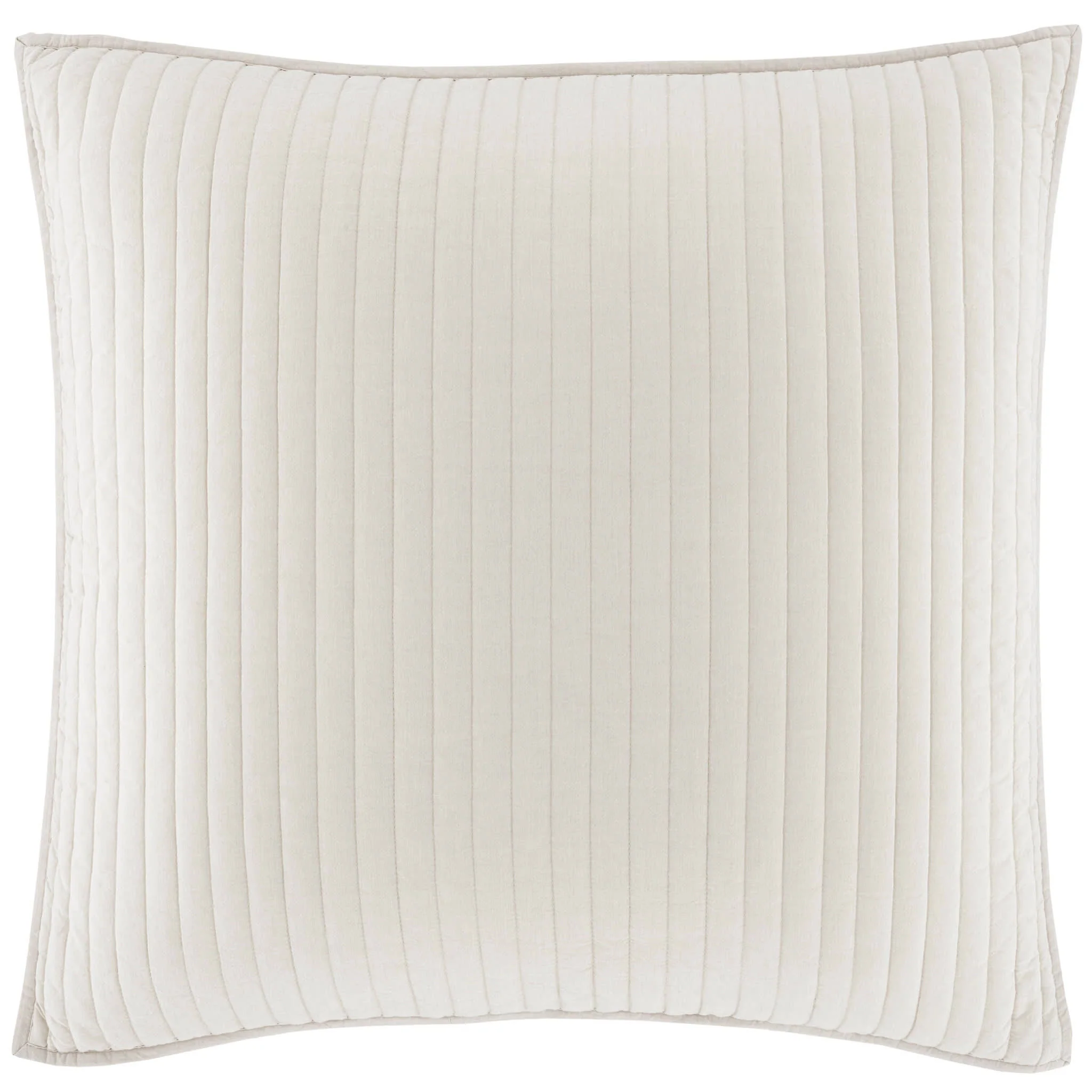 Cozy Cotton Quilted Sham | Natural - Image 3