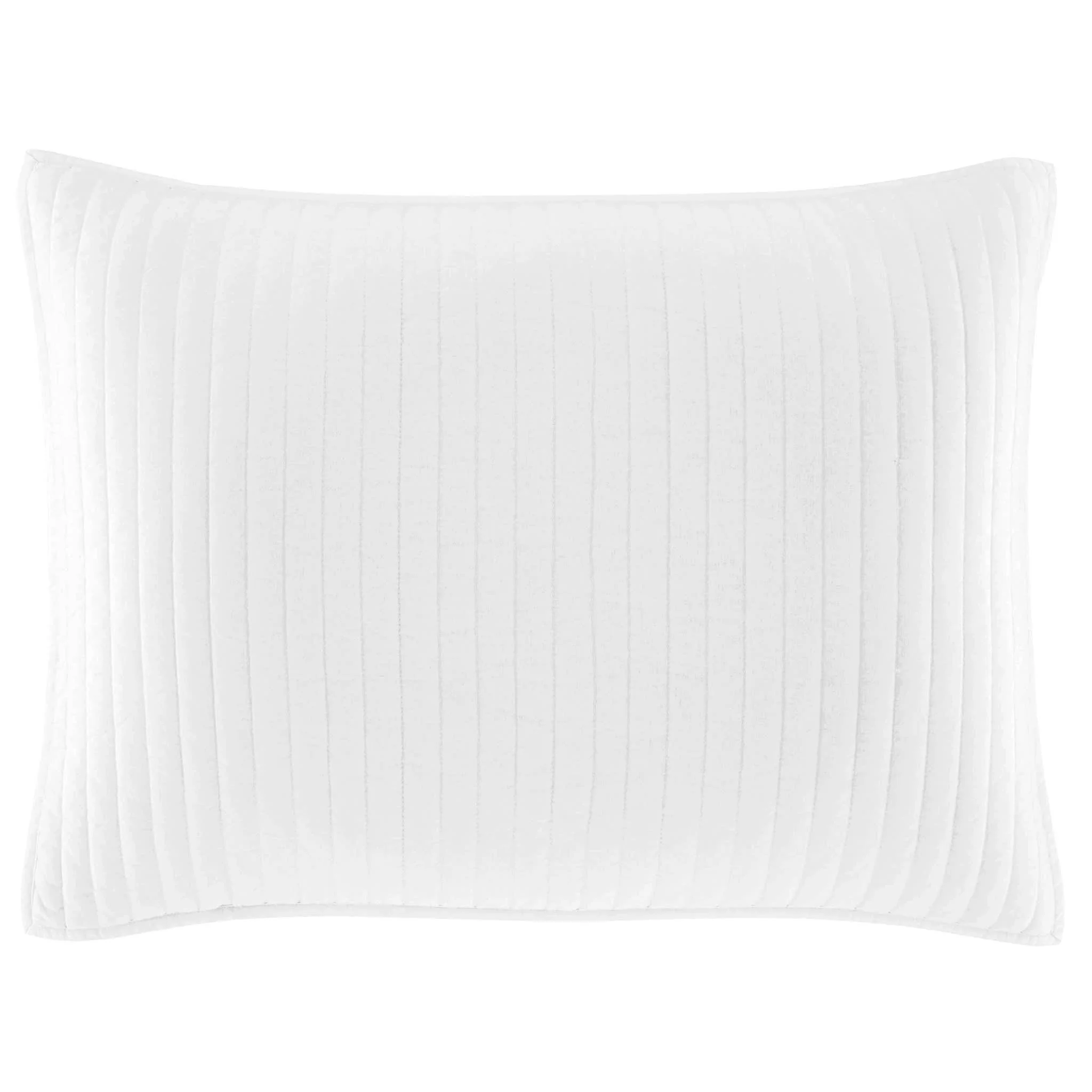 Cozy Cotton Quilted Sham | White - Image 2