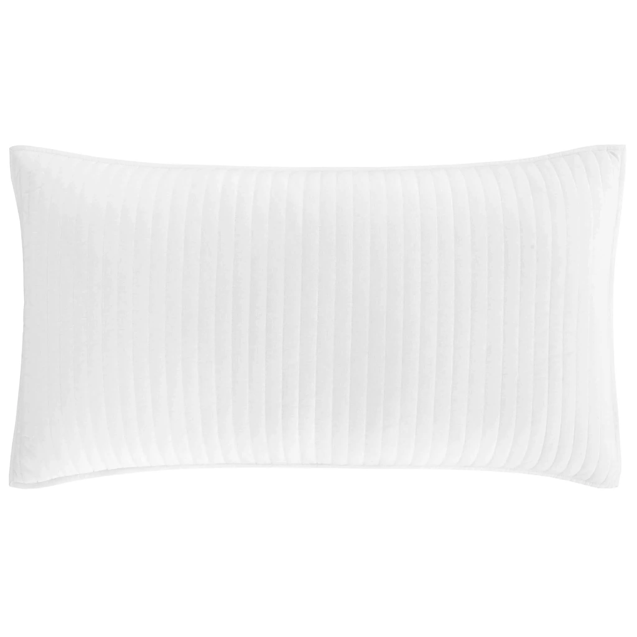 Cozy Cotton Quilted Sham | White - Image 3