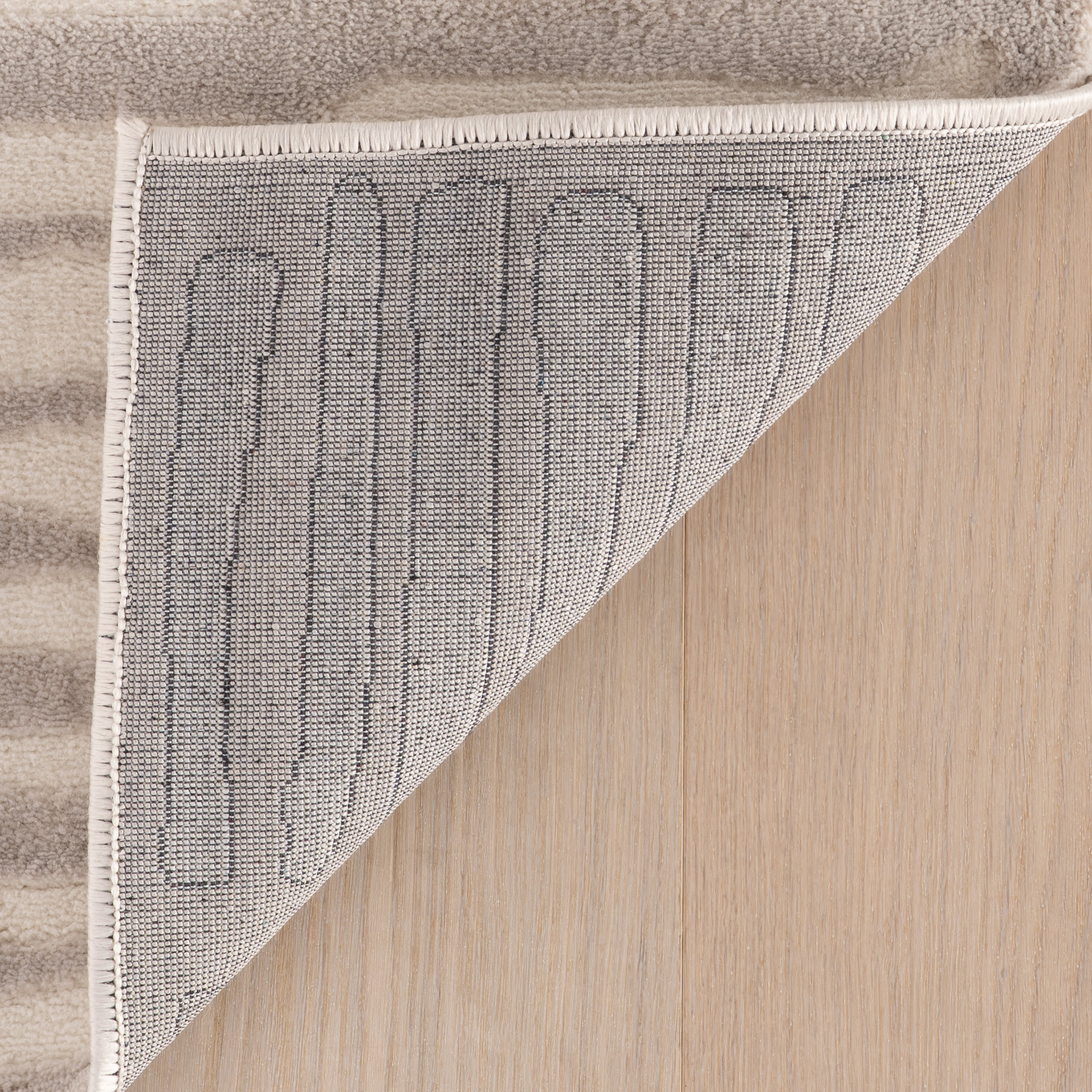Cranbury Plush Textured Washable Rug | Cream/Grey - Image 7