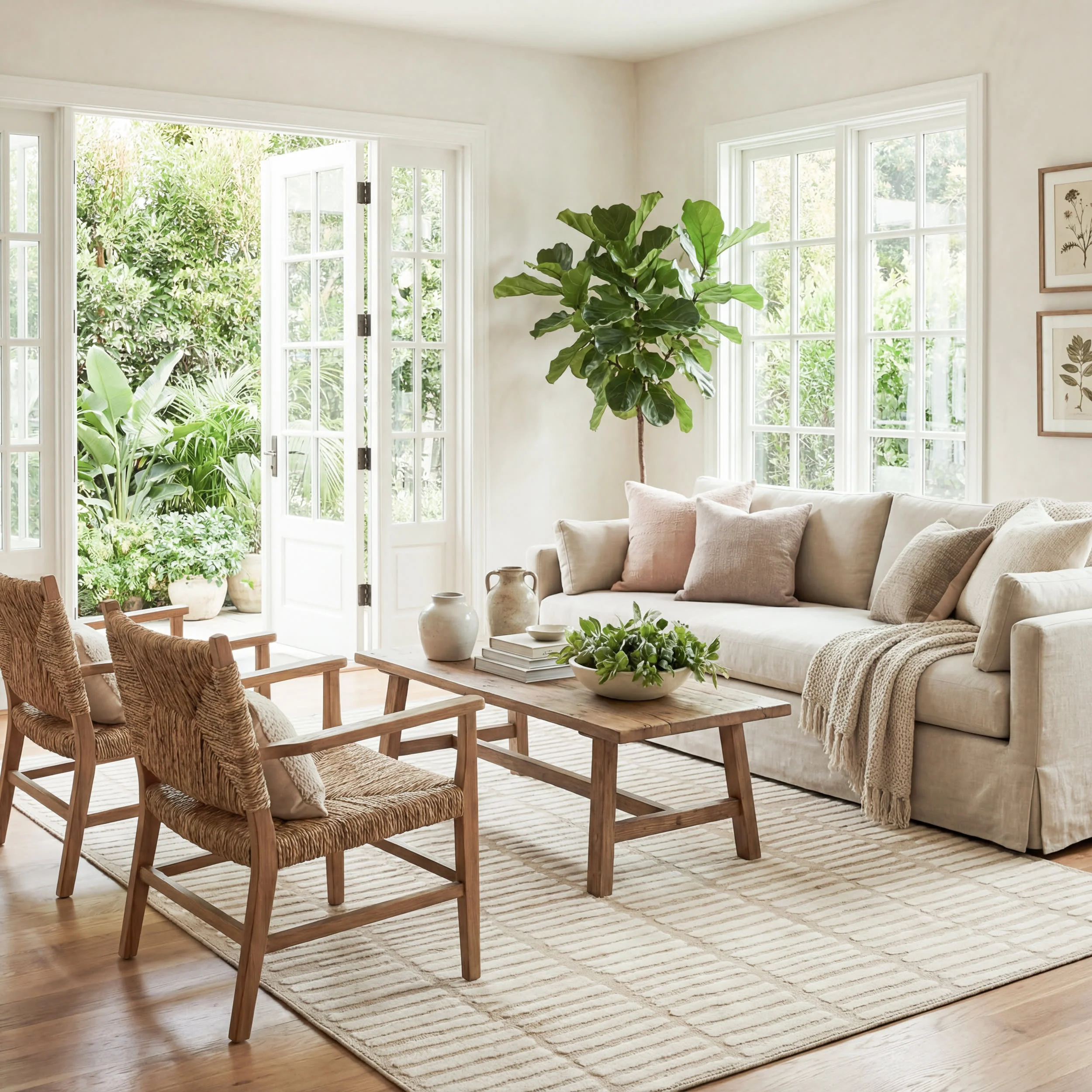 Cranbury Plush Textured Washable Rug | Cream - Image 9