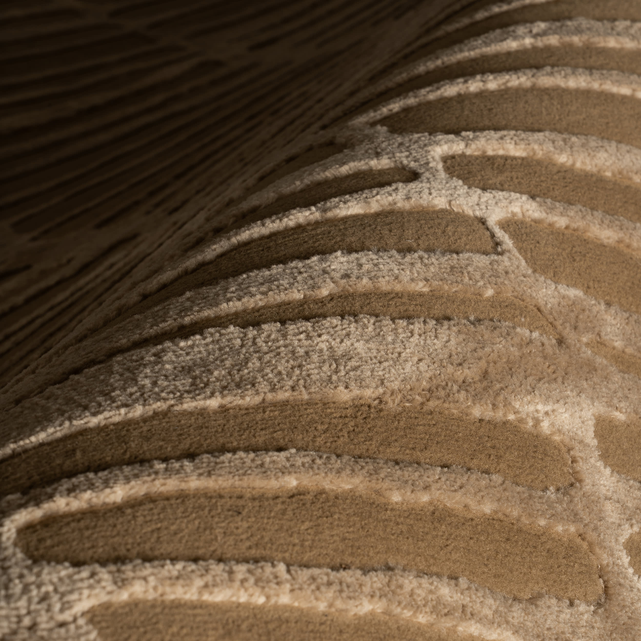 Cranbury Plush Textured Washable Rug | Sand - Image 3