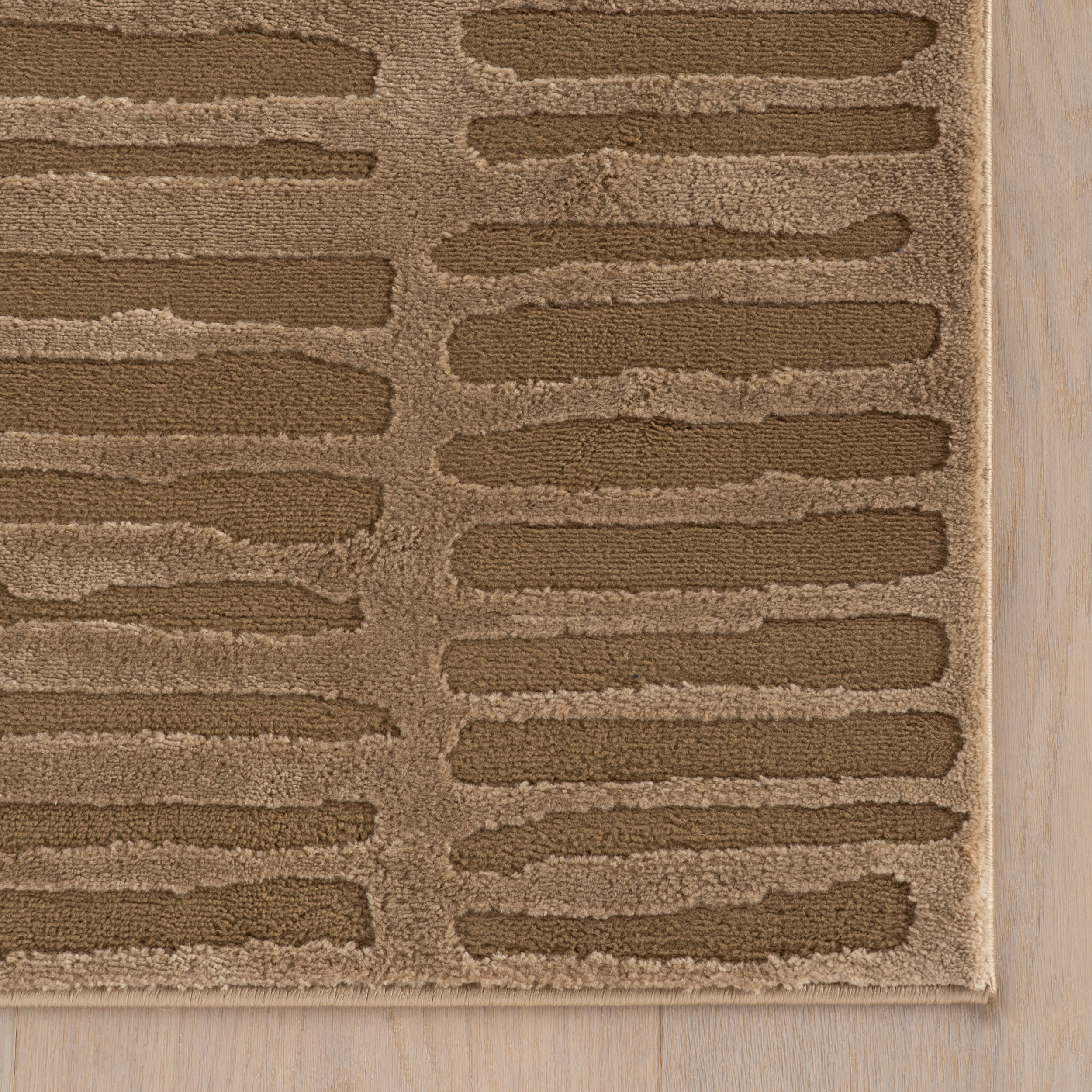 Cranbury Plush Textured Washable Rug | Sand - Image 4