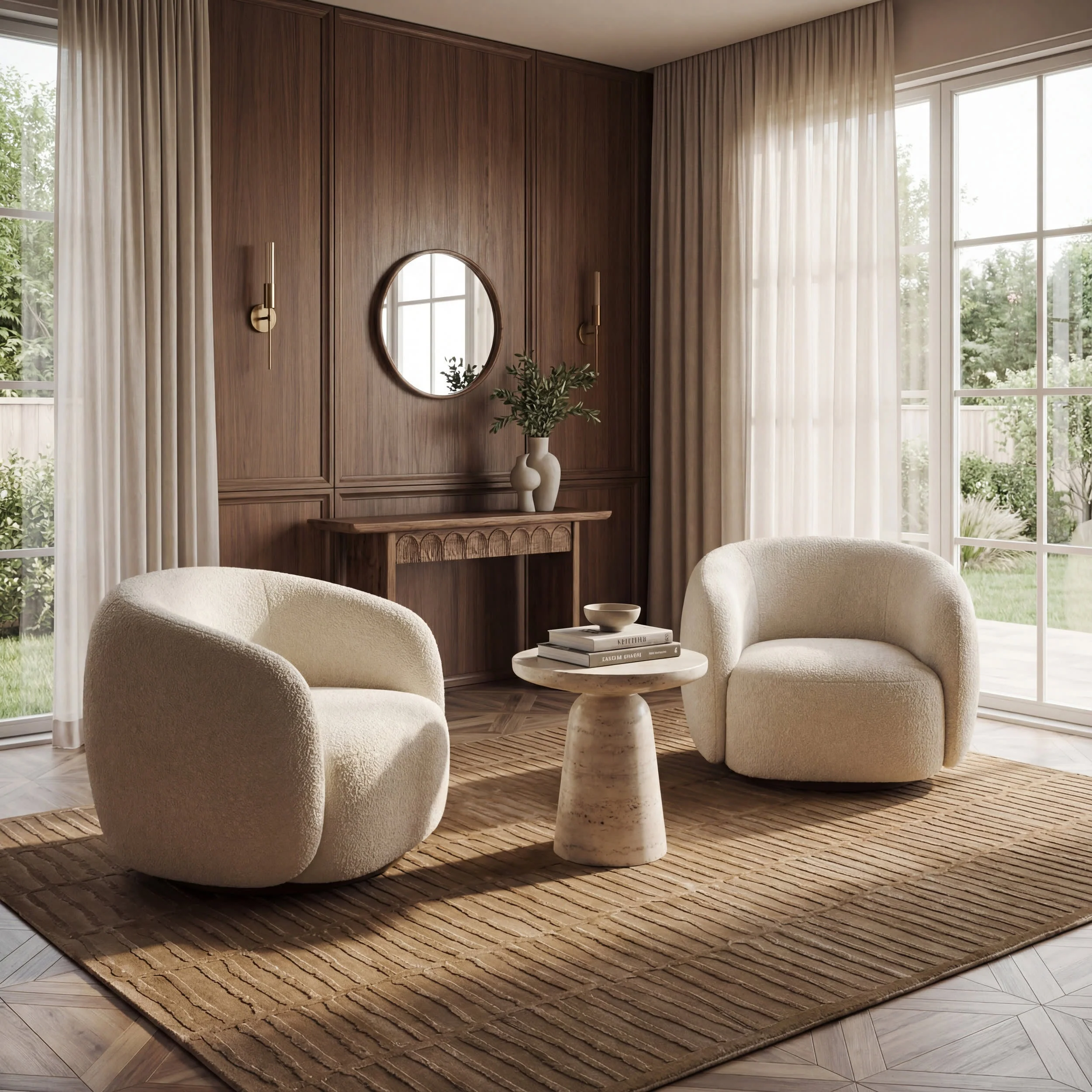 Cranbury Plush Textured Washable Rug | Sand - Image 8