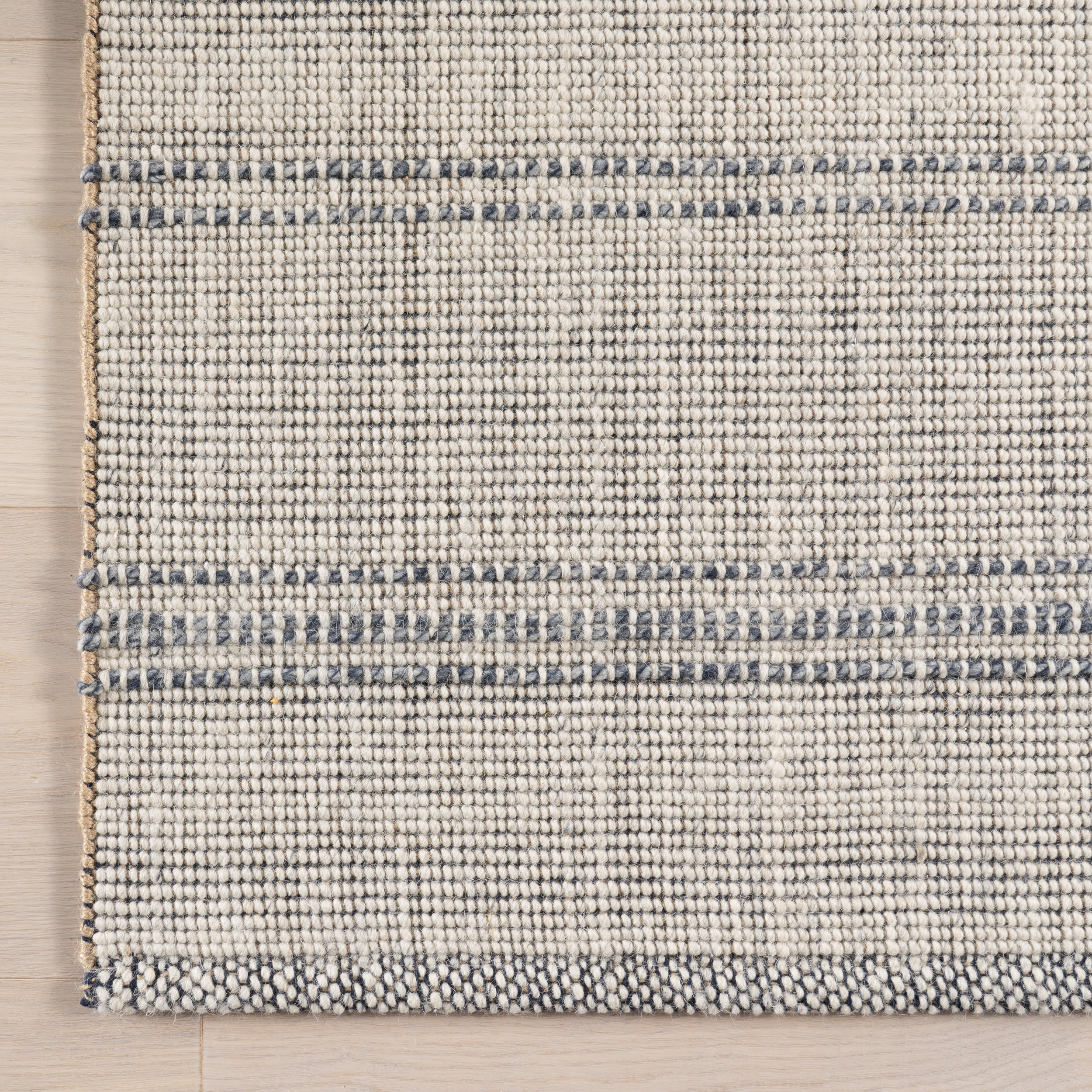 Cressida Striped Rug | Ivory - Image 4
