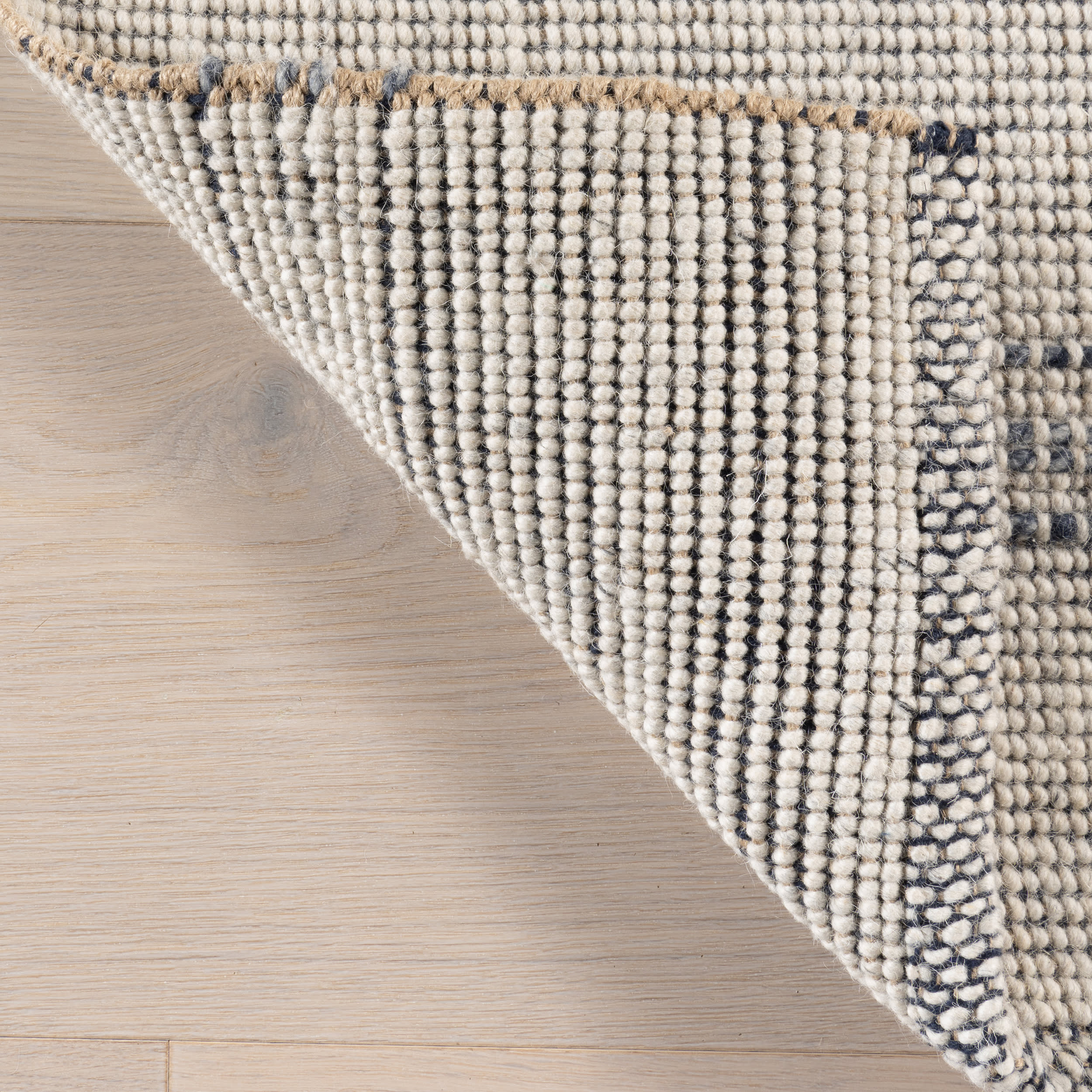 Cressida Striped Rug | Ivory - Image 7
