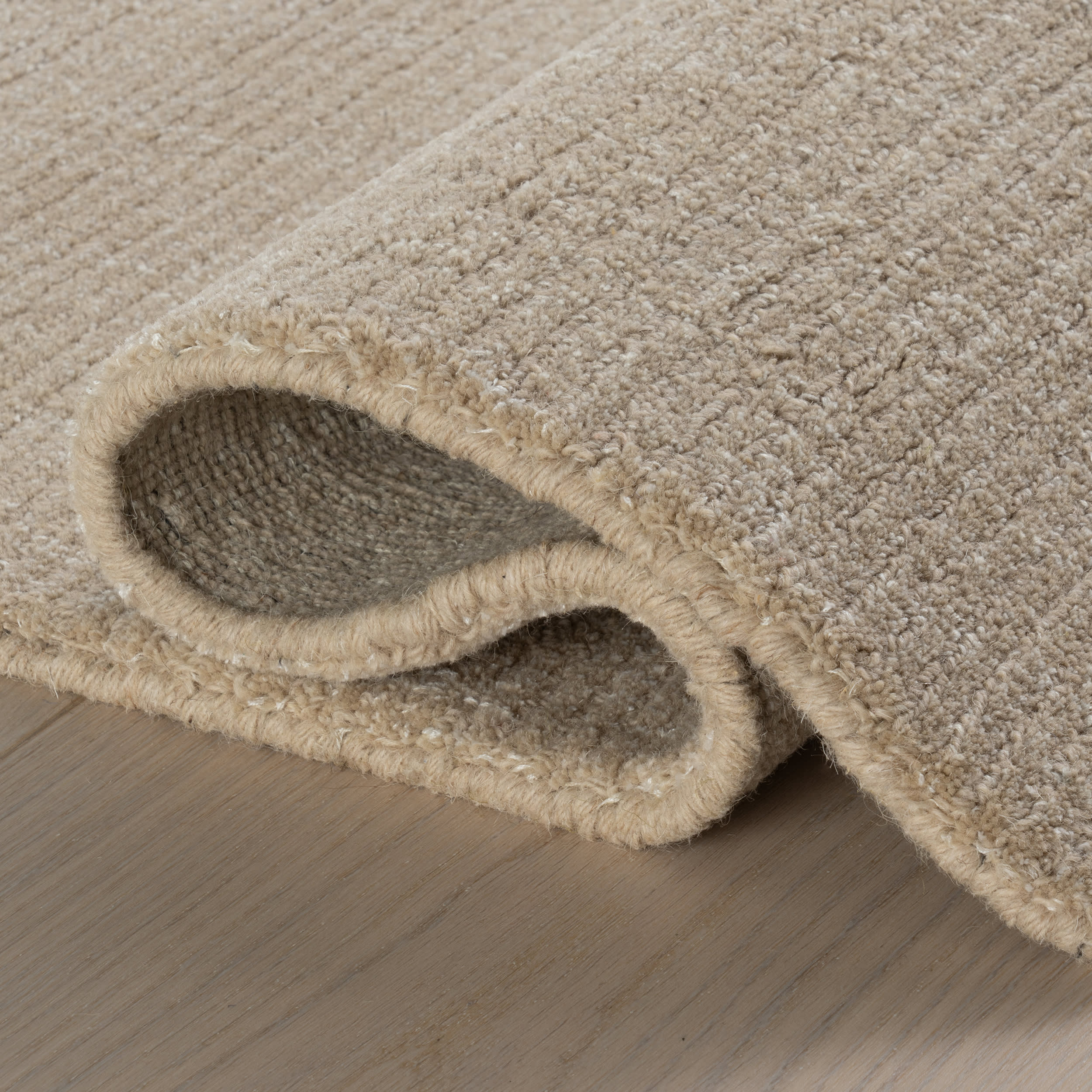 Crosby Solid Wool Rug by Nate Berkus | Beige - Image 8
