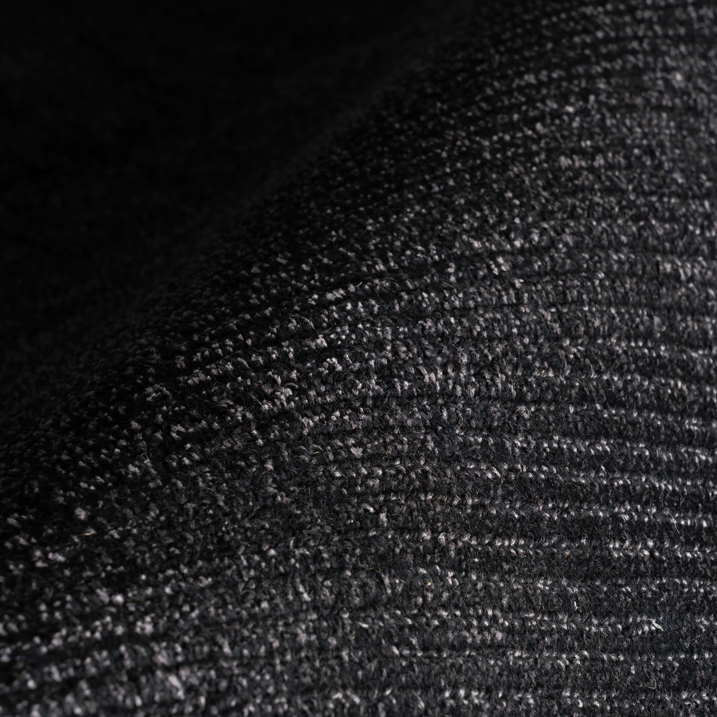Crosby Solid Wool Rug by Nate Berkus | Black - Image 3
