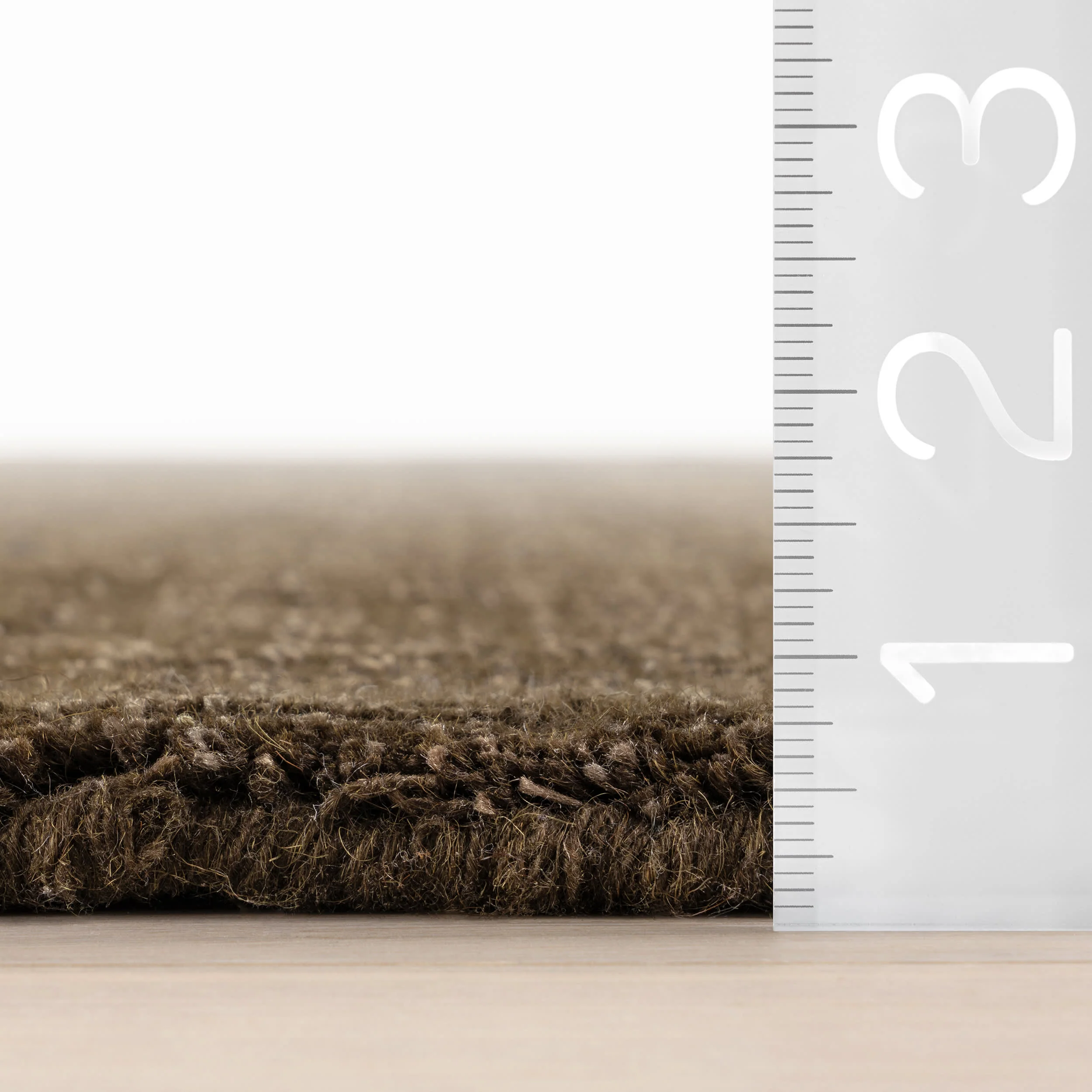 Crosby Solid Wool Rug by Nate Berkus | Brown - Image 5