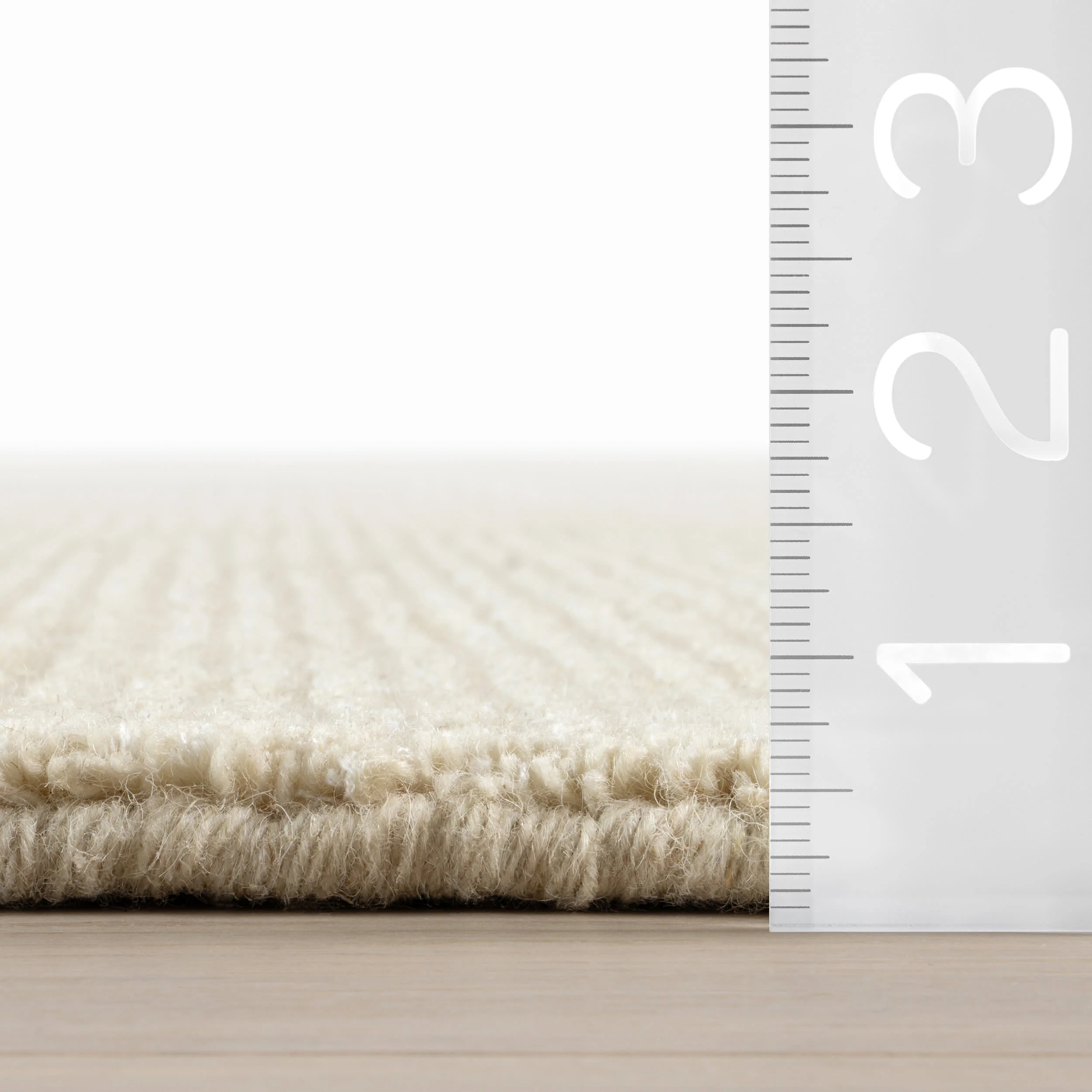 Crosby Solid Wool Rug by Nate Berkus | Cream - Image 5