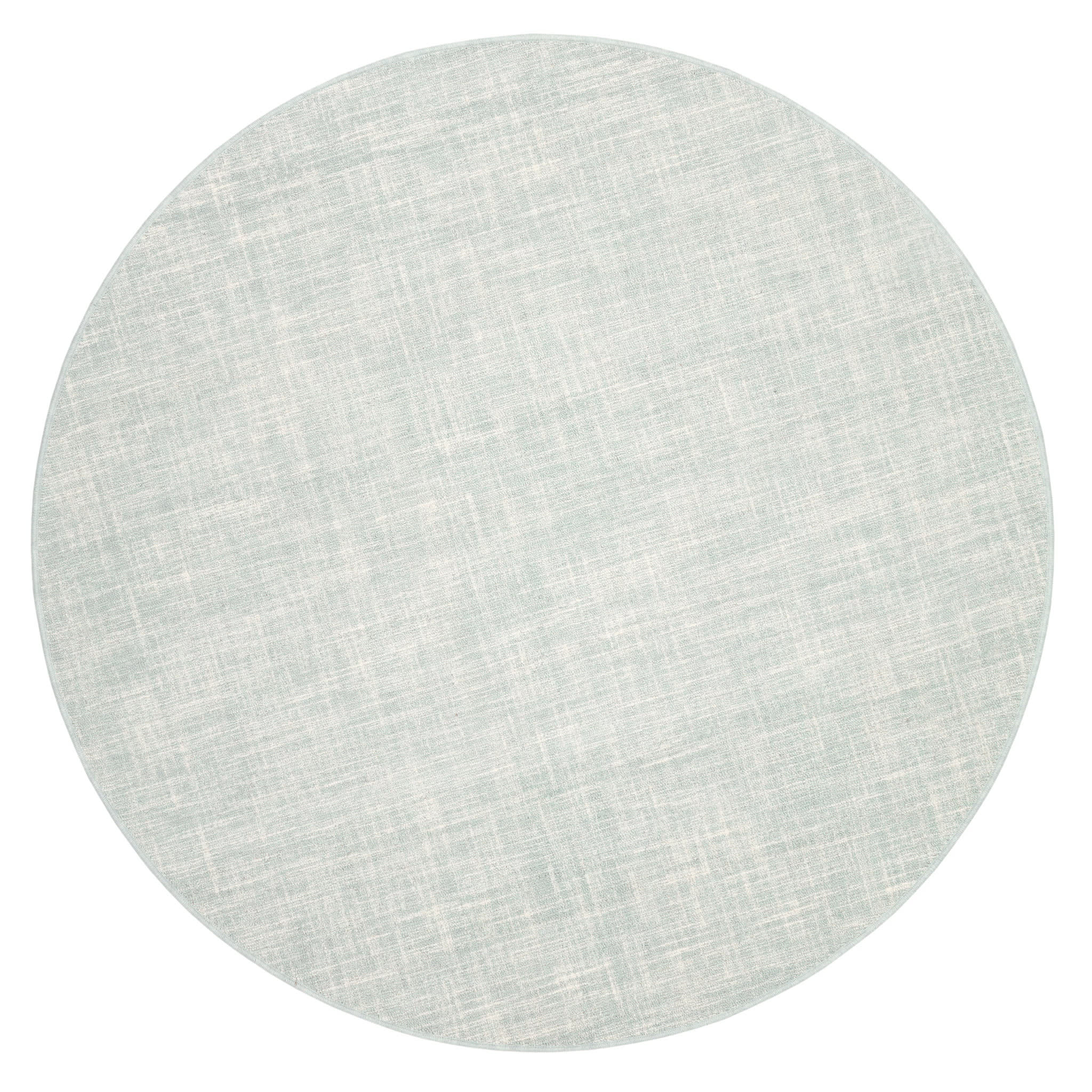 Crosshatch Hand Micro Hooked Wool Custom Rug | Sky - Image 7
