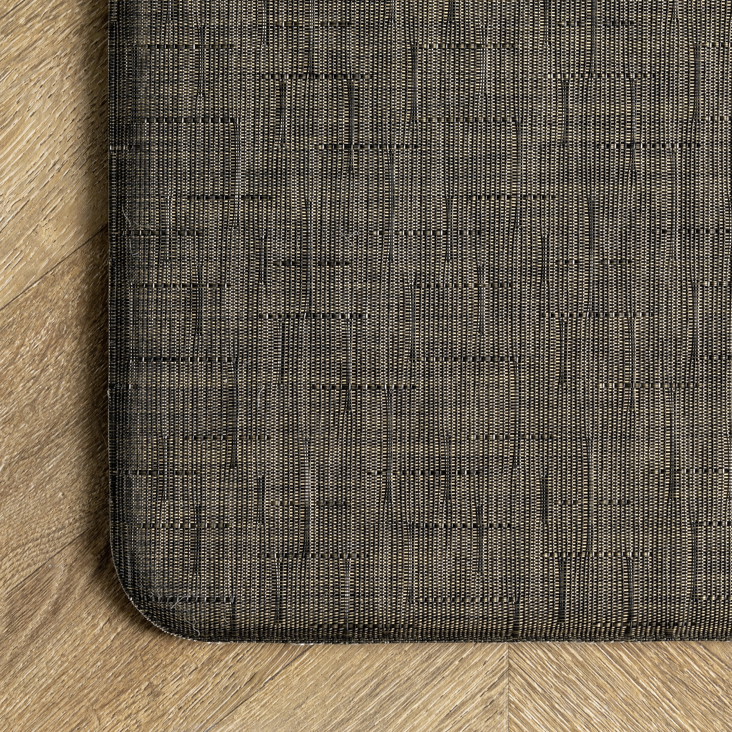 Crosshatched Woven Anti-Fatigue Mat | Black - Image 3