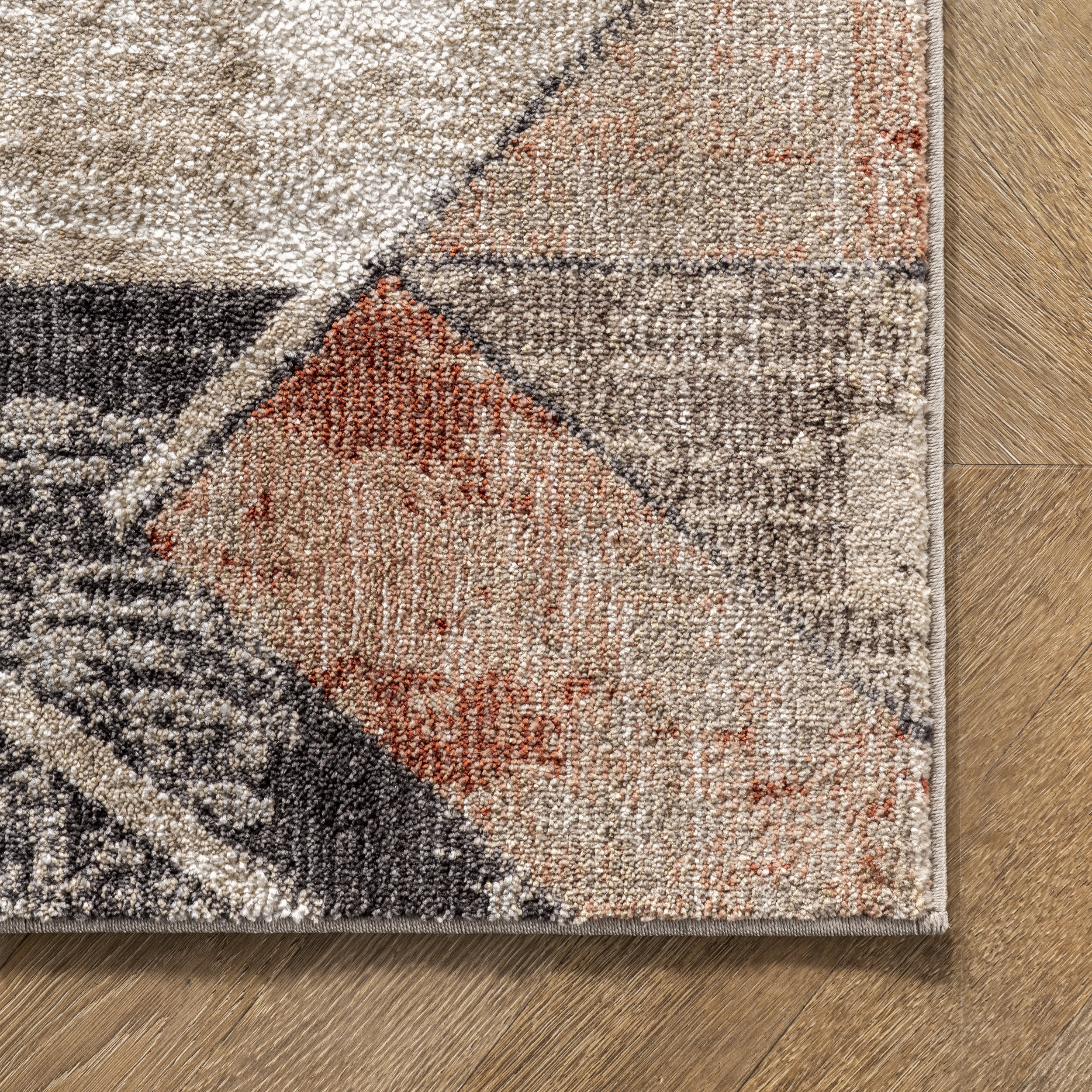 Cubist Stripes Rug | Ivory - Image 3