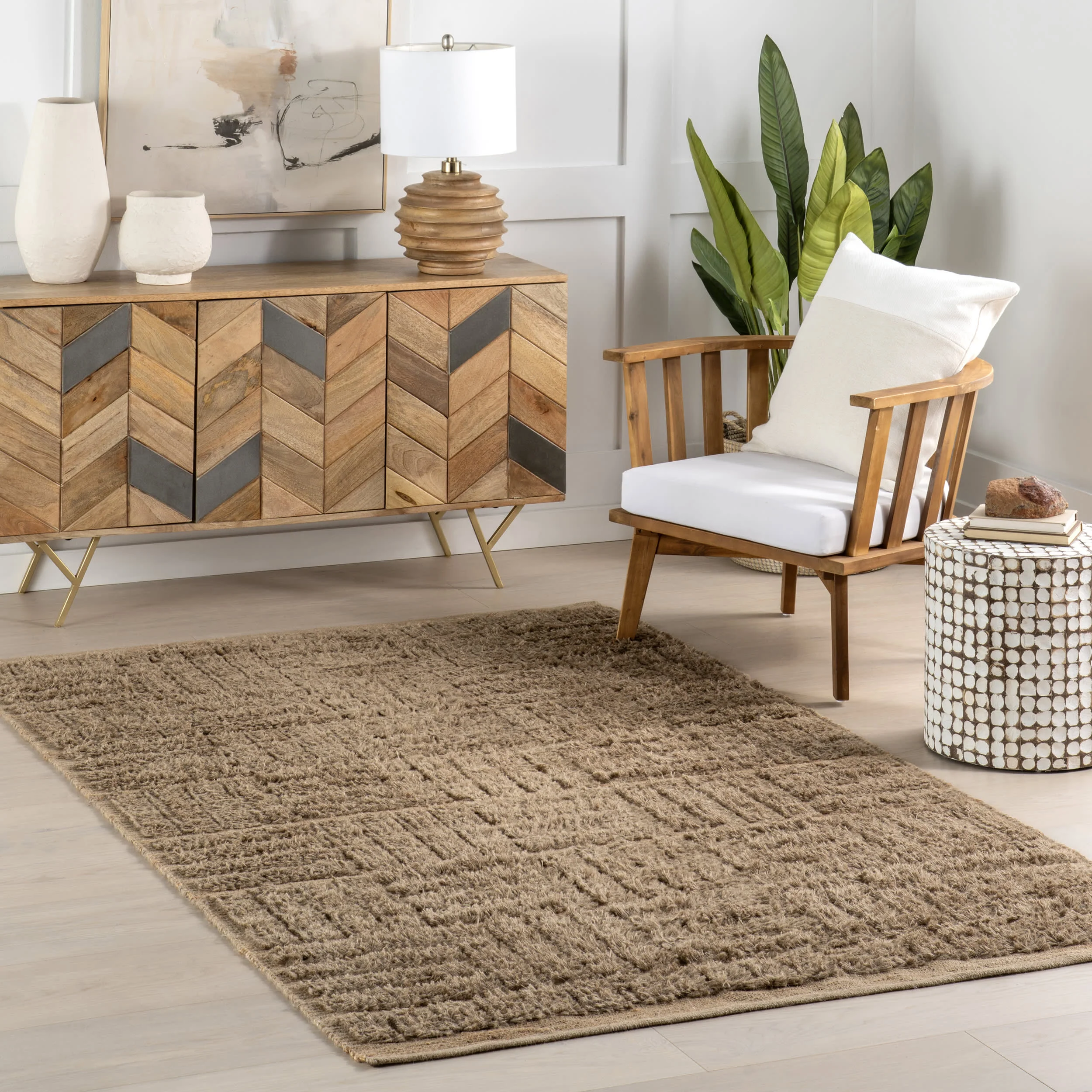Cynthia Textured Jute Rug | Natural - Image 2
