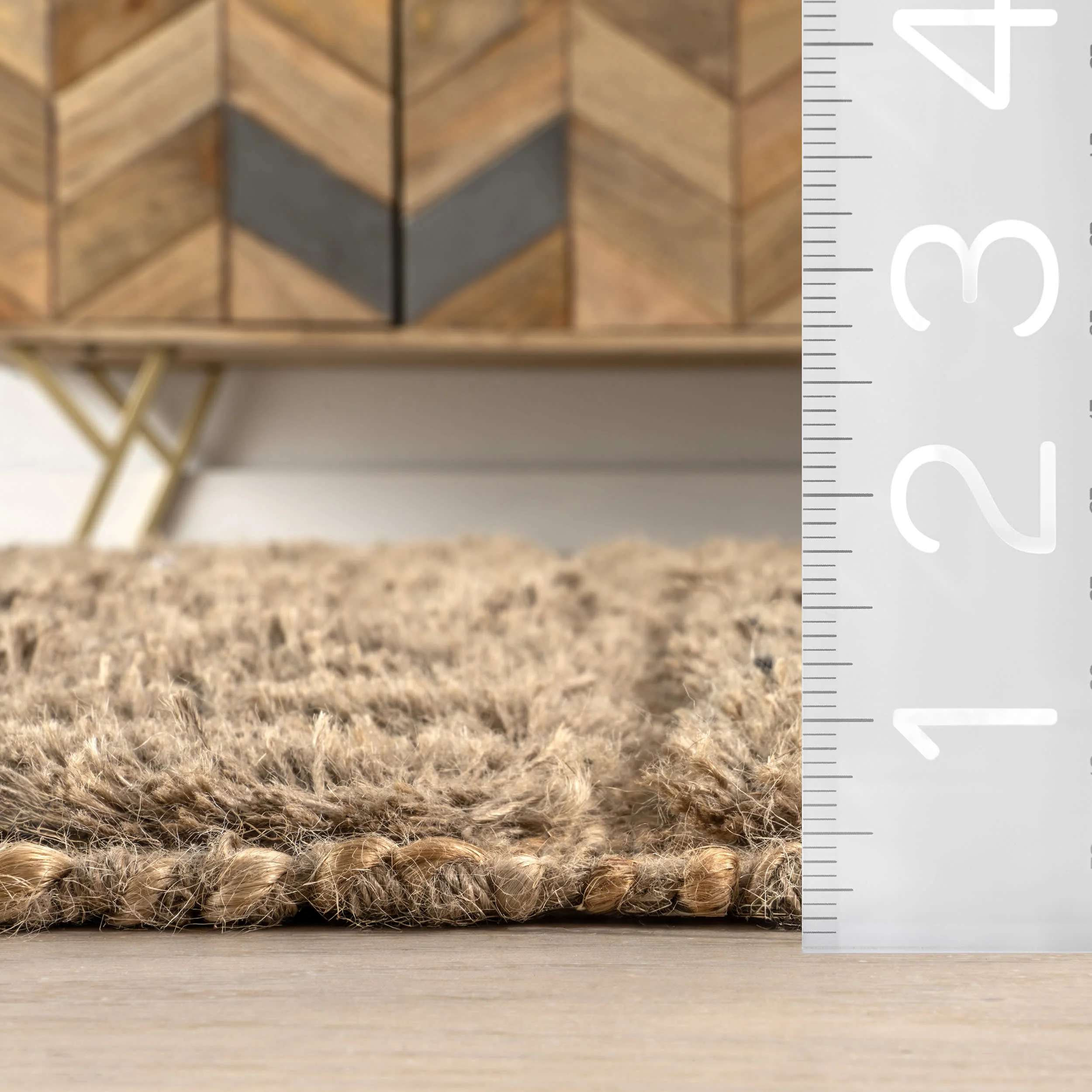 Cynthia Textured Jute Rug | Natural - Image 6