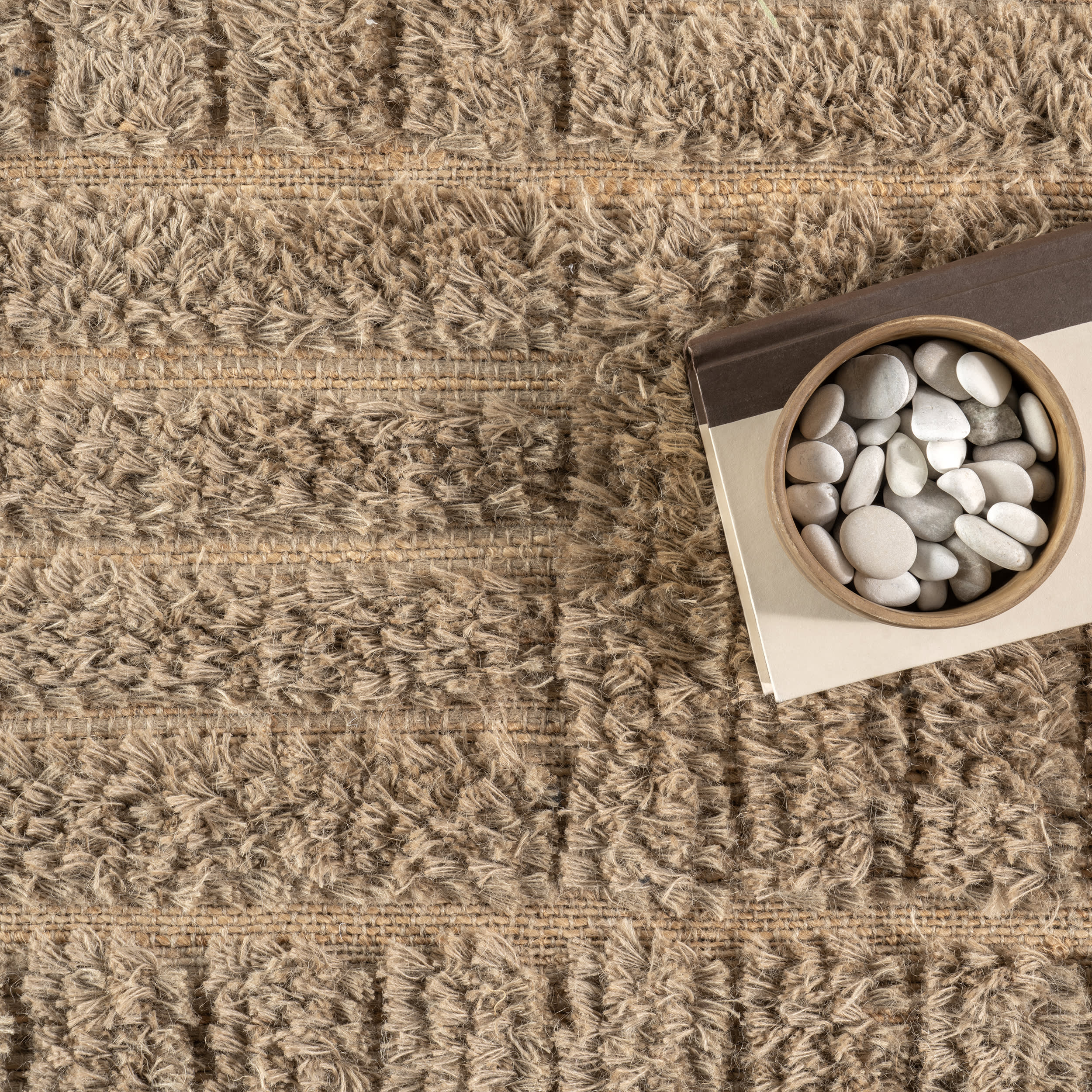 Cynthia Textured Jute Rug | Natural - Image 8