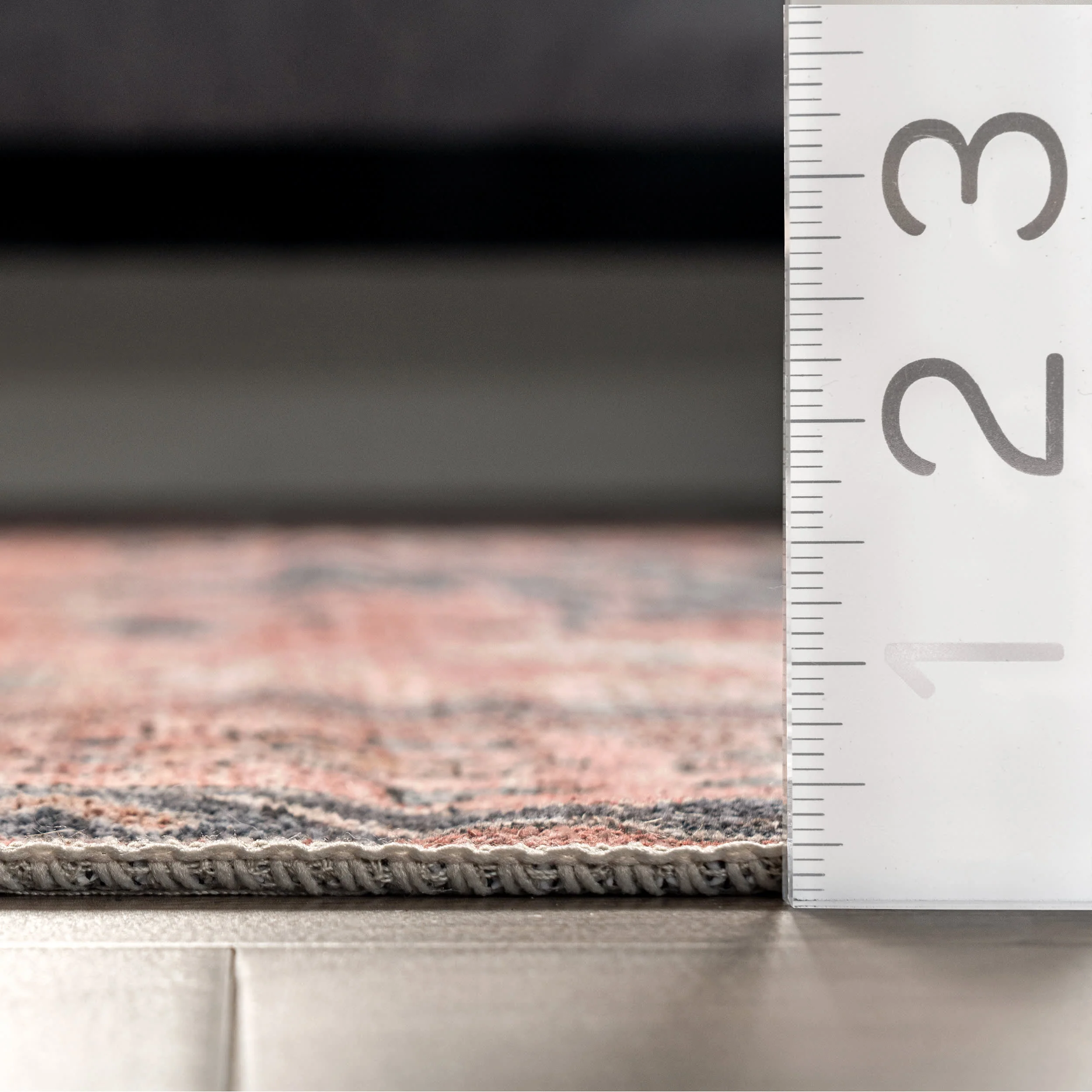 Daisy Washable Persian Rug | Brick - Image 5