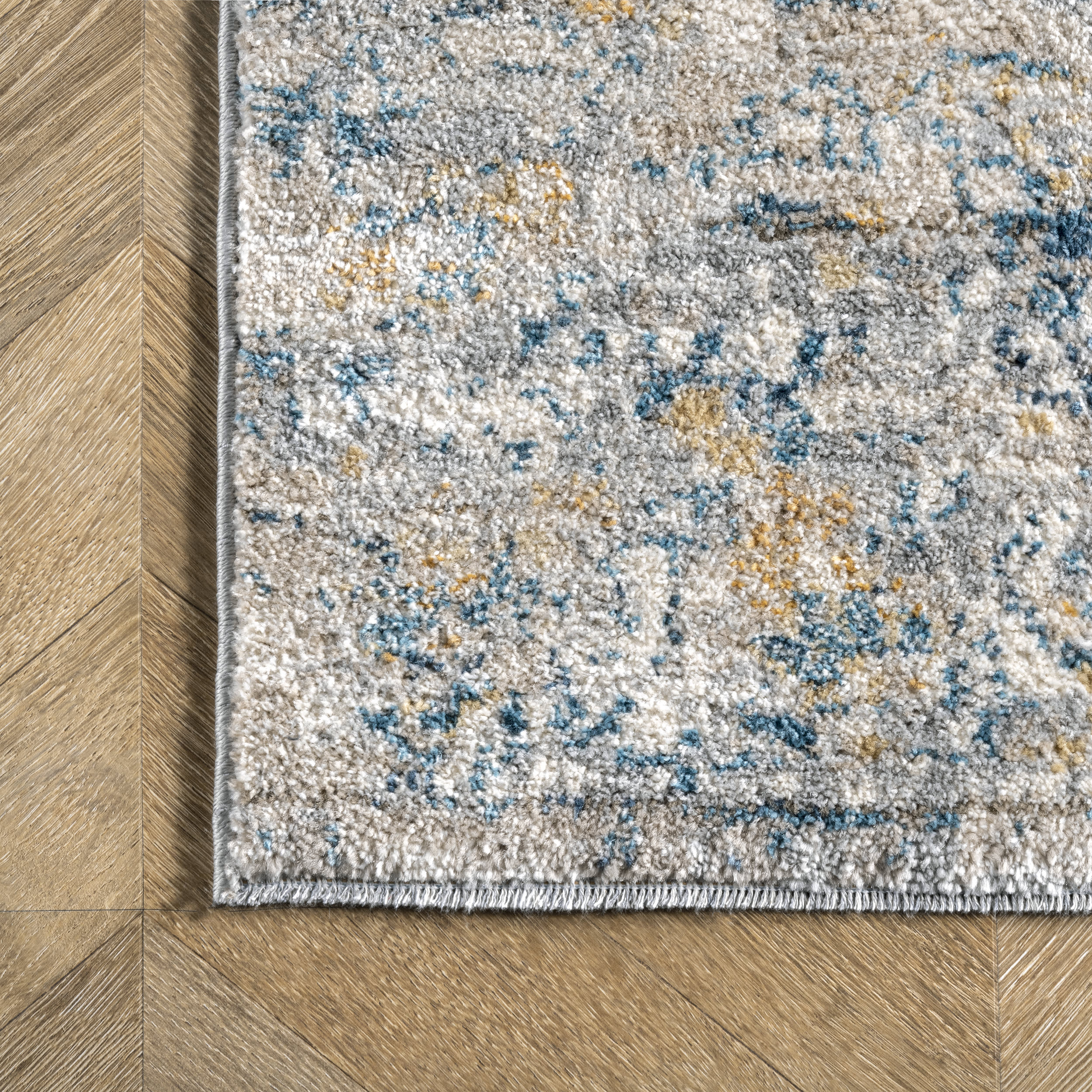 Dallas Vintage Medallion Rug | Blue - Image 3