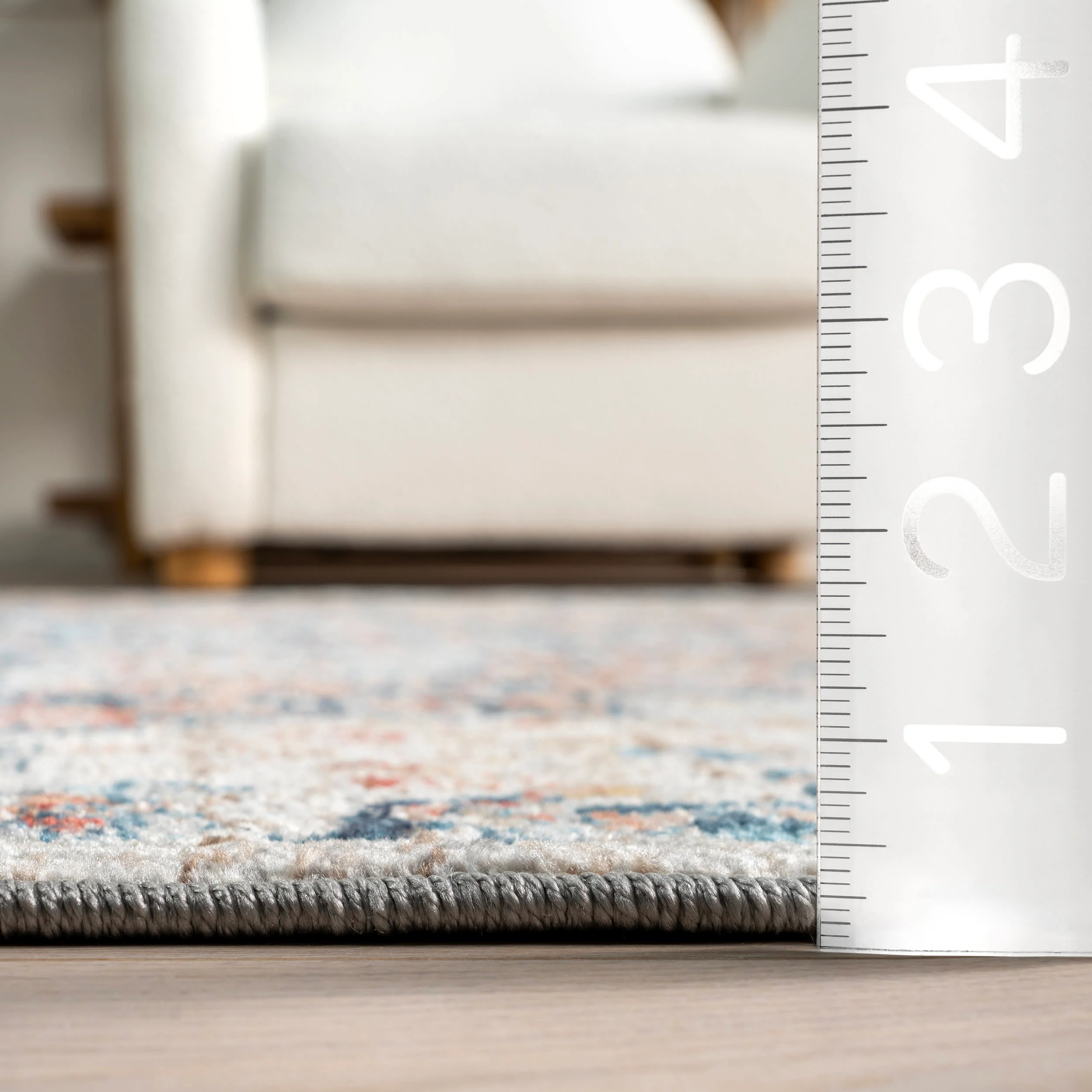 Dallas Vintage Medallion Rug | Rust - Image 5
