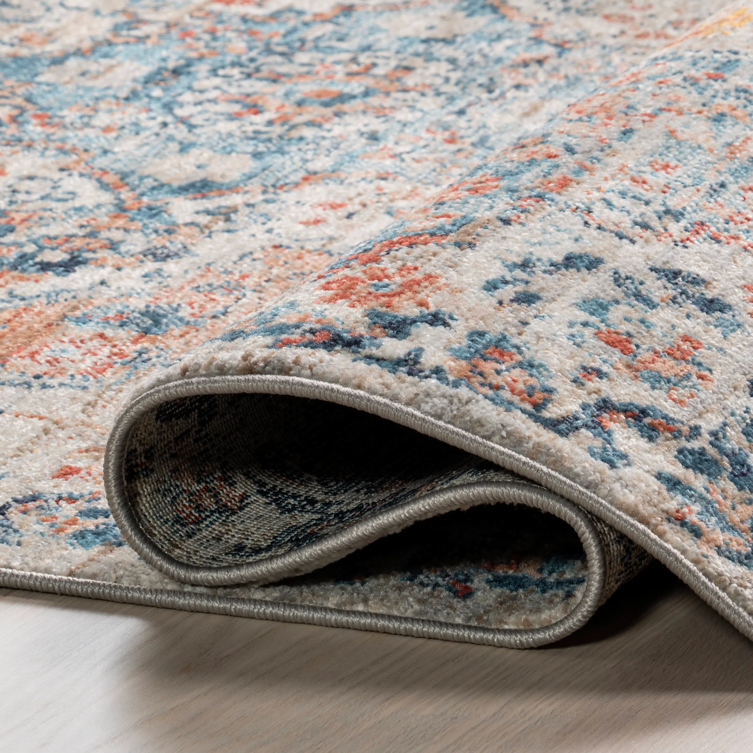 Dallas Vintage Medallion Rug | Rust - Image 8