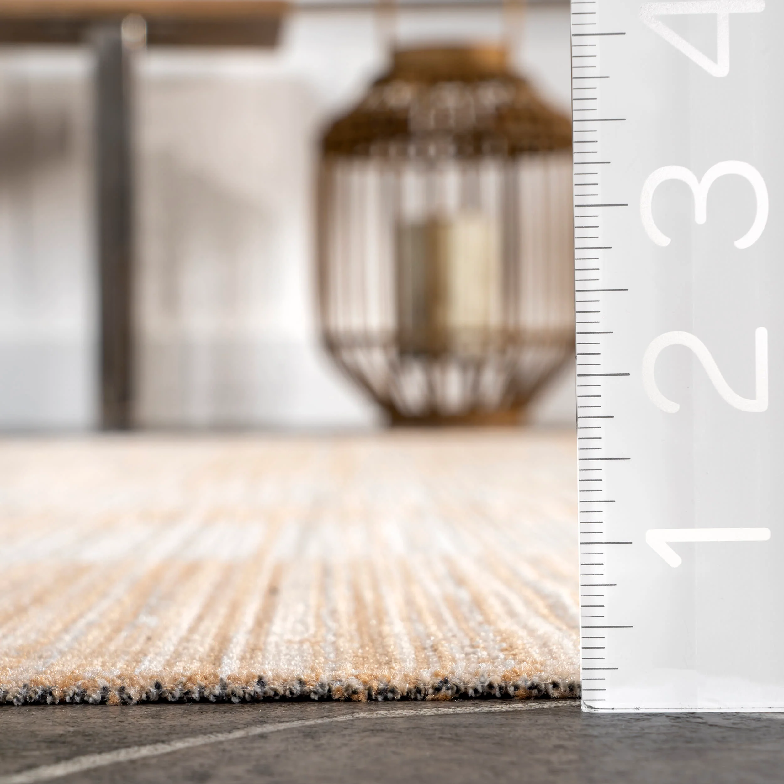 Dania Abstract Washable Indoor/Outdoor Rug | Orange - Image 5