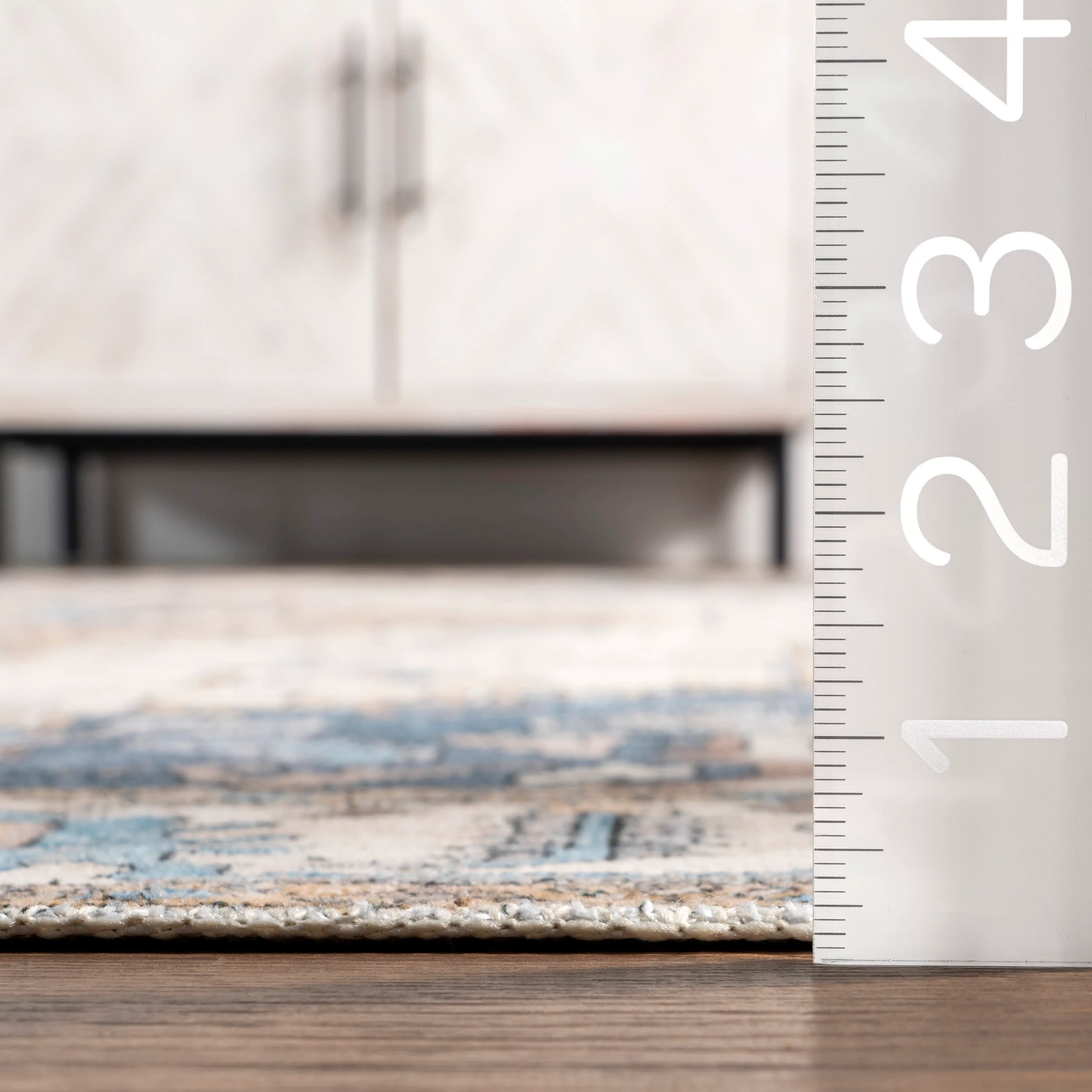 Daphna Medallion Washable Rug | Blue - Image 5
