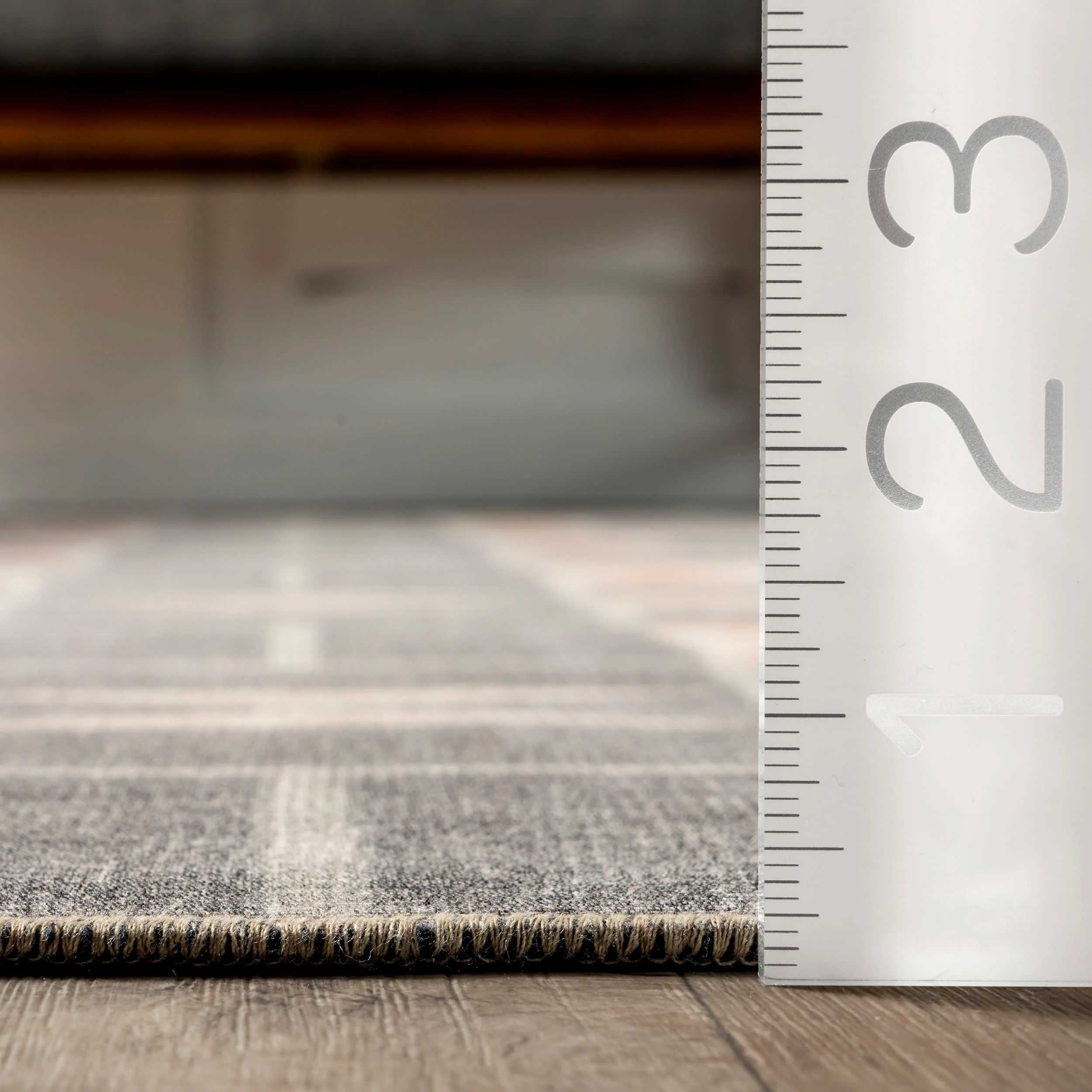 Darcie Washable Geometric Rug | Blue - Image 5