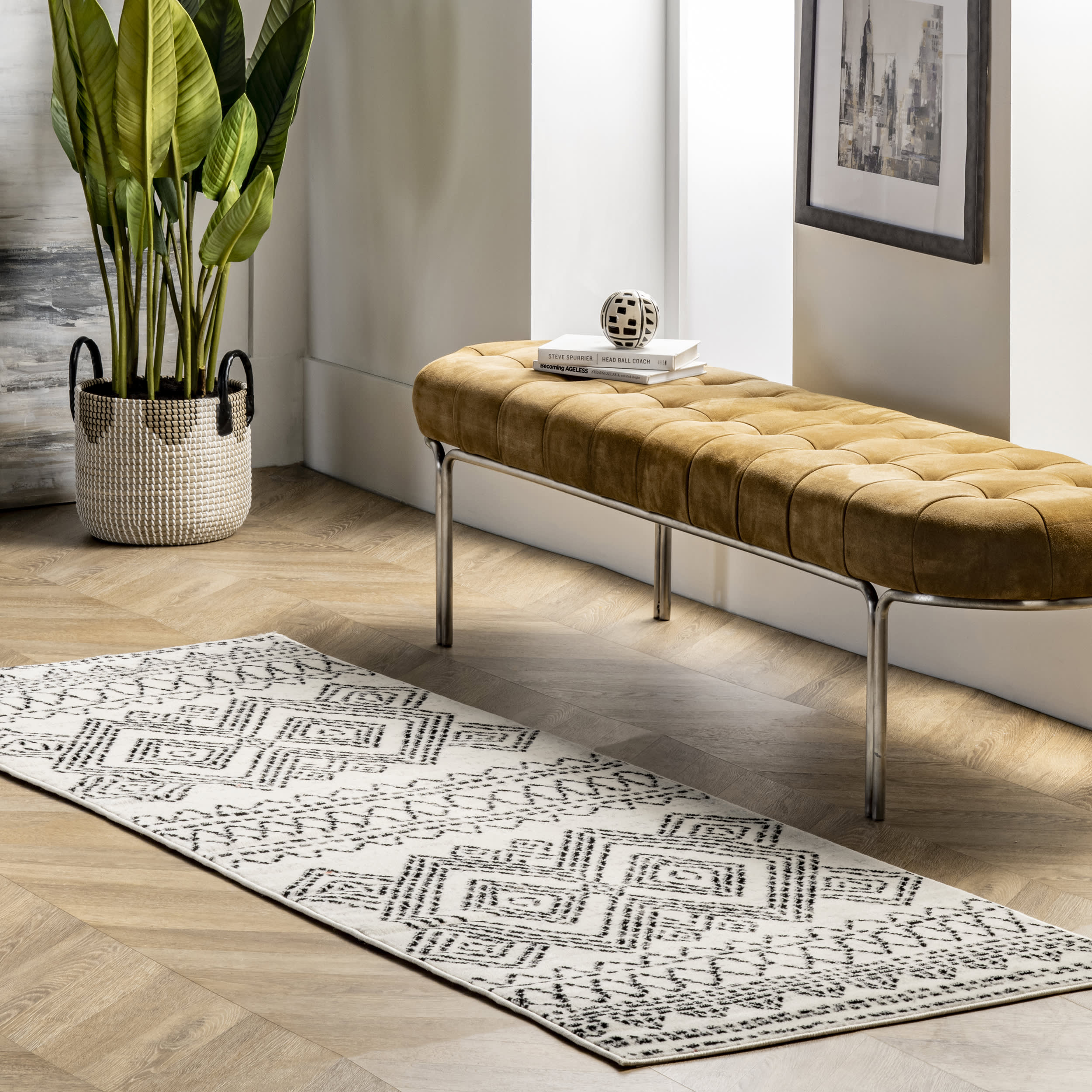 Dashing Diamonds Rug | Beige - Image 2