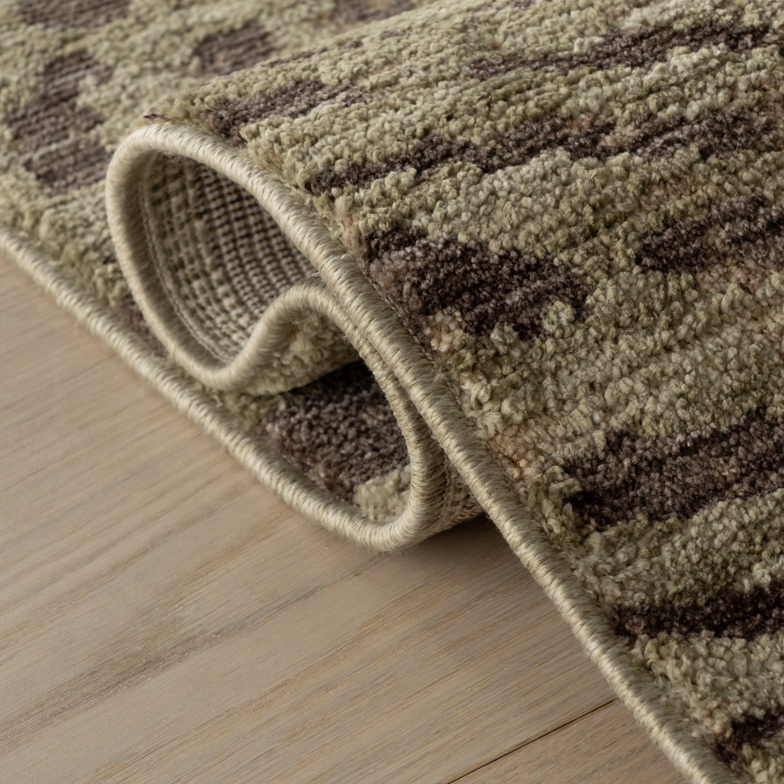 Dashline Modern Animal Print Rug | Green - Image 11