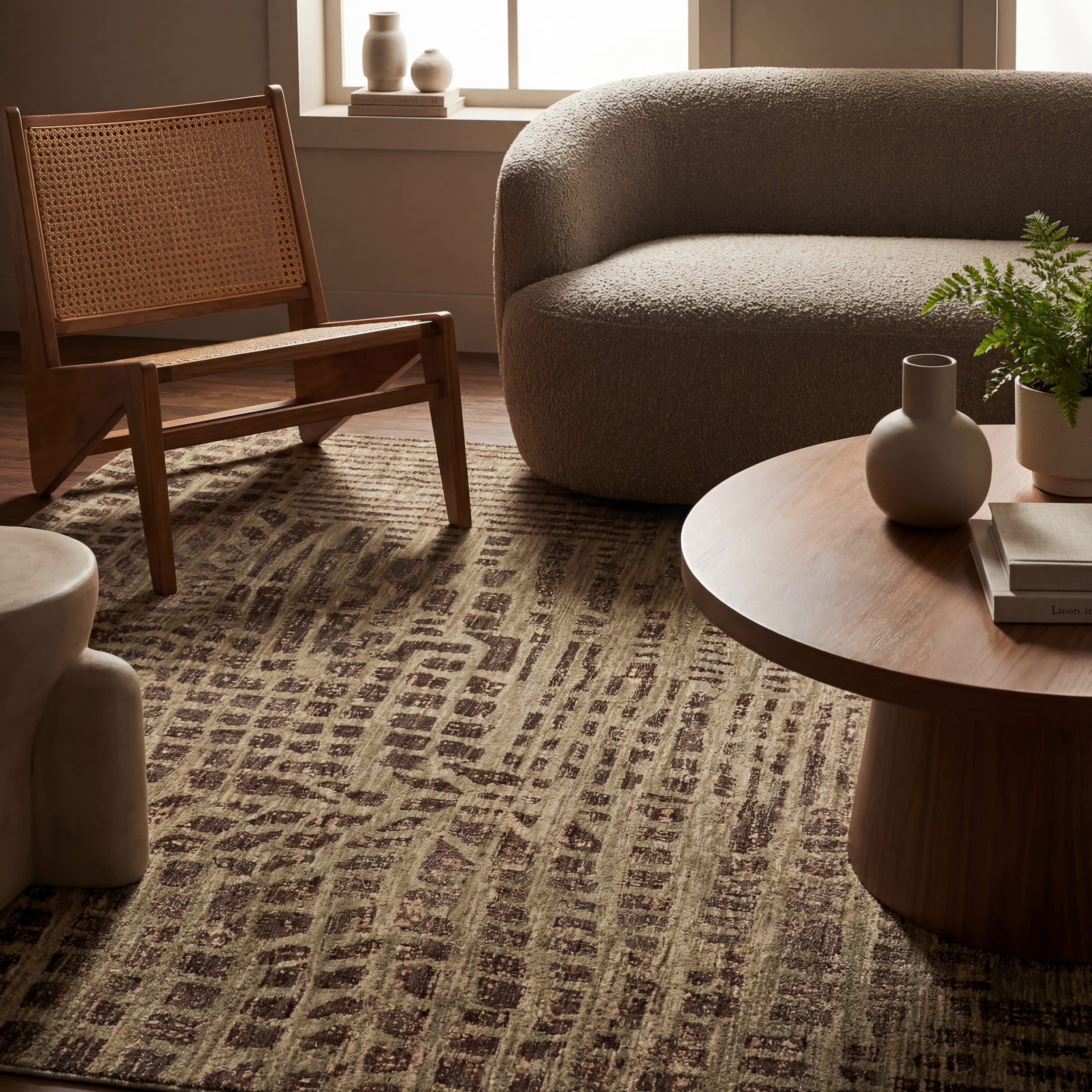 Dashline Modern Animal Print Rug | Green - Image 5
