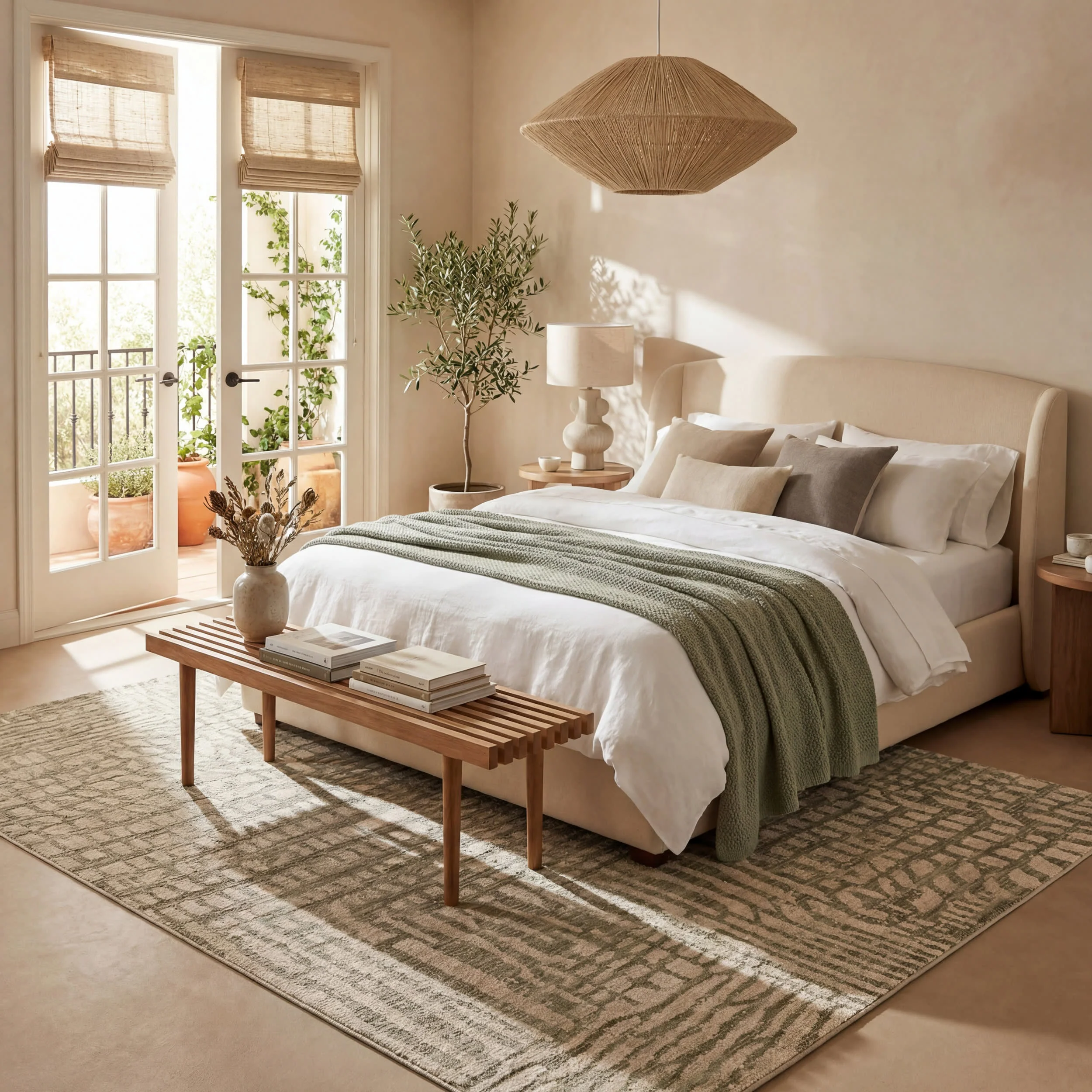 Dashline Modern Animal Print Rug | Tan - Image 10