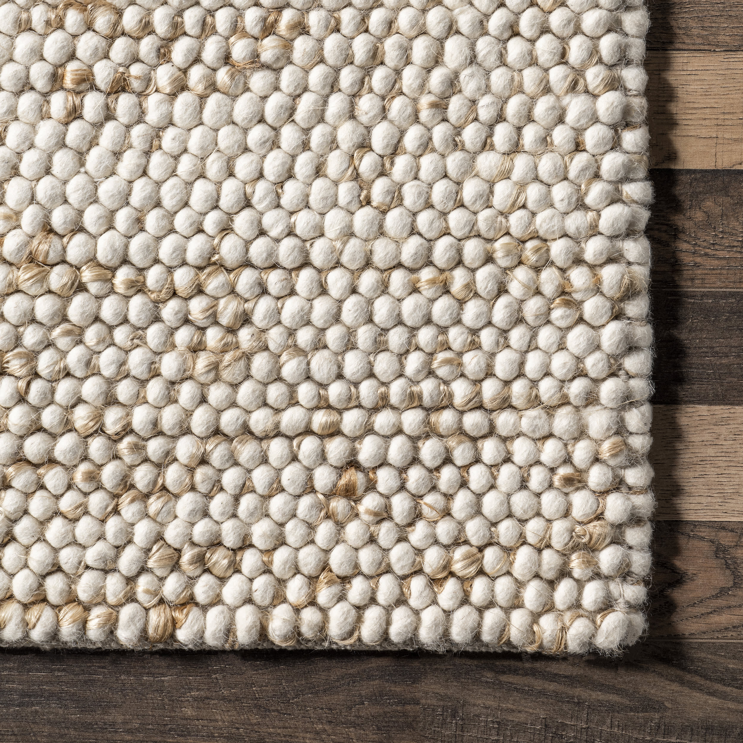 Daune Popcorn Textured Rug | Ivory - Image 3