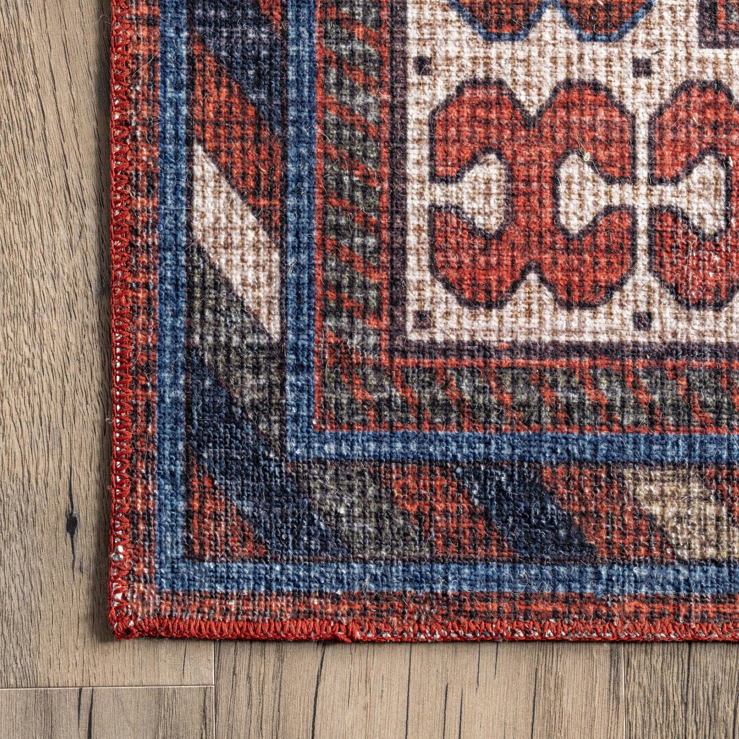 Davina Classic Washable Rug | Brick - Image 3
