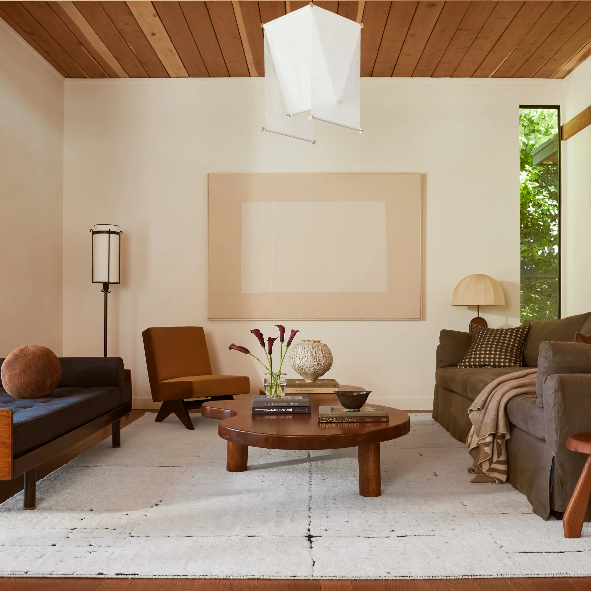 Davos Tiled Wool Rug | Ivory - Image 2