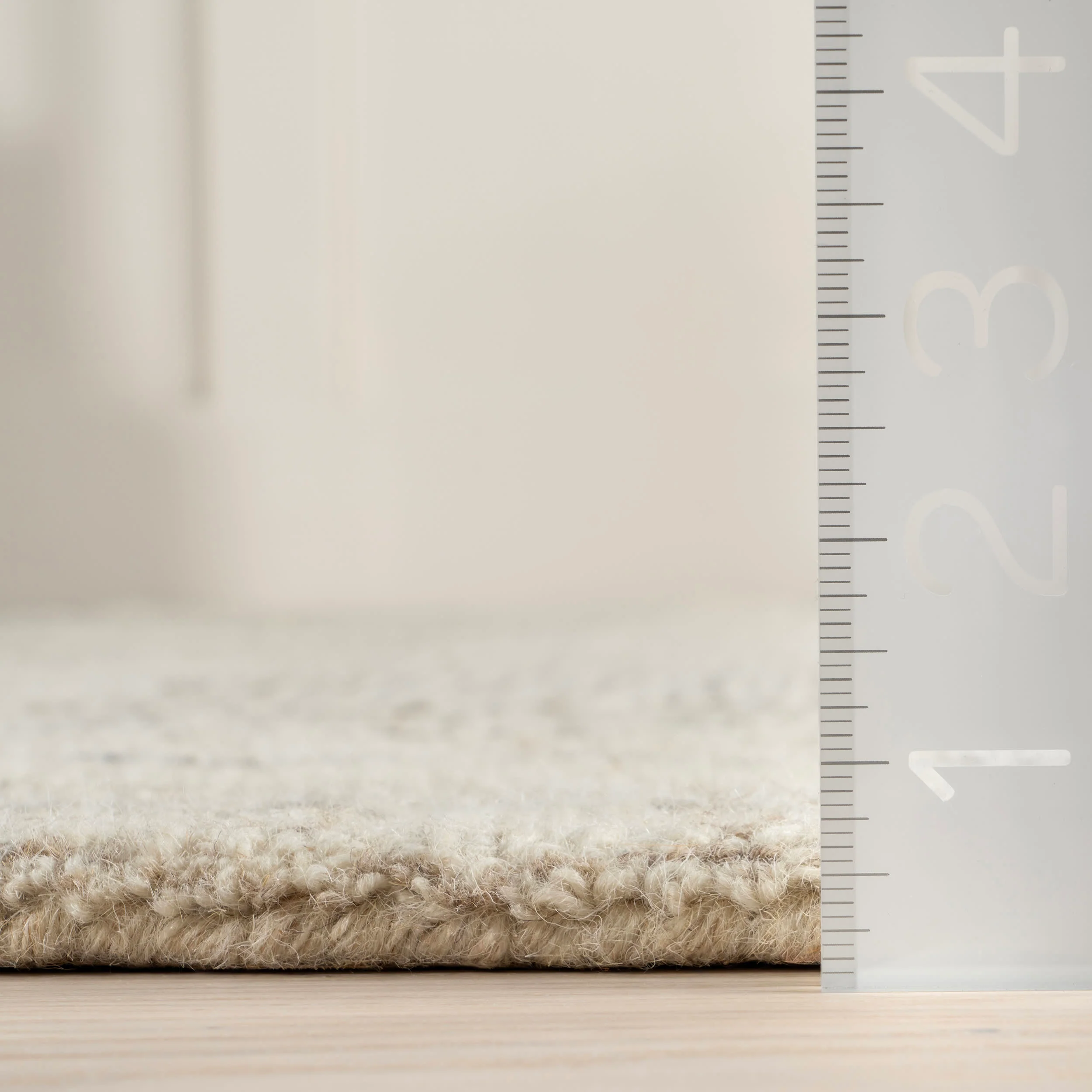 Deco Striped Tile Rug | Light Grey - Image 4