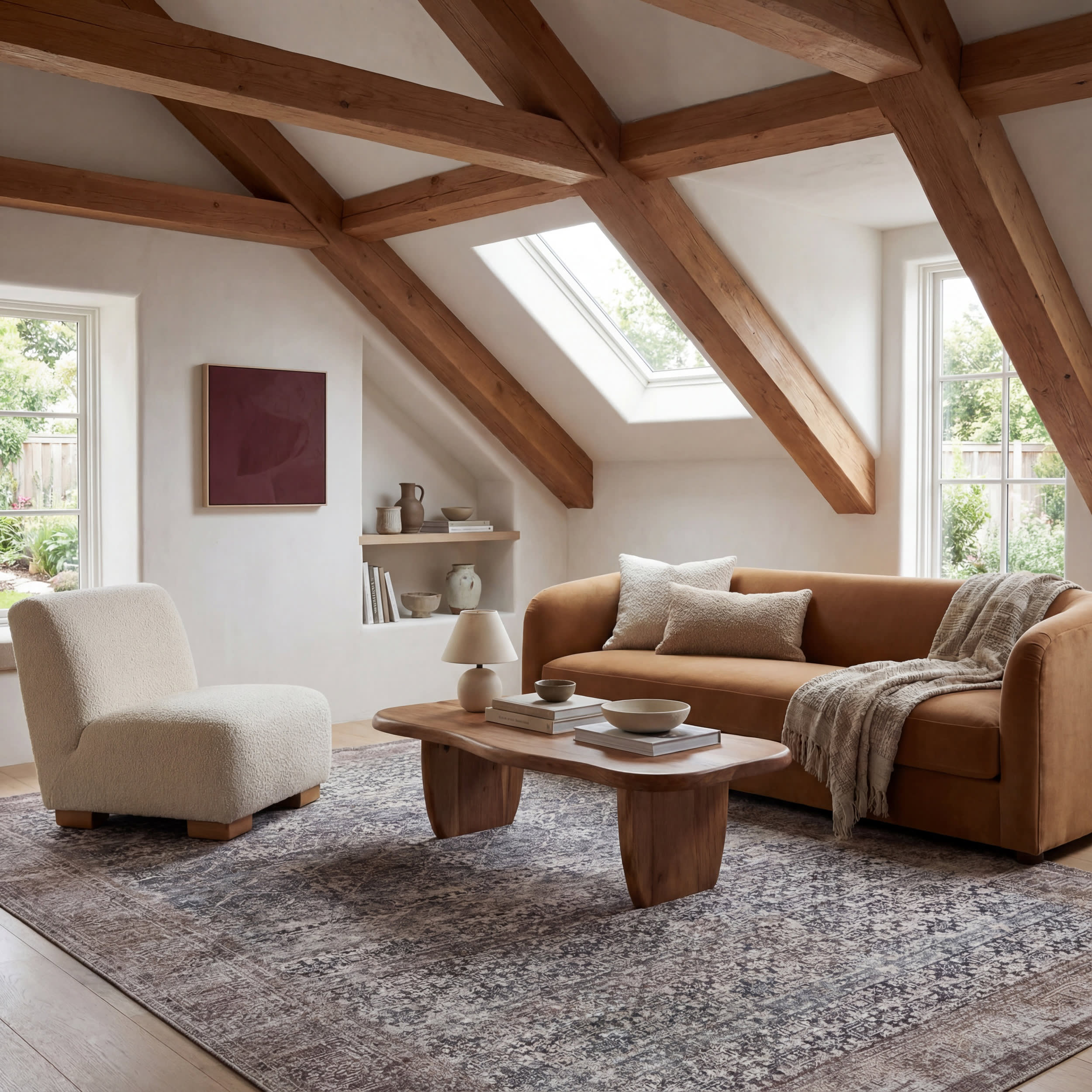 Delph Vintage & Distressed Washable Rug | Brown - Image 2