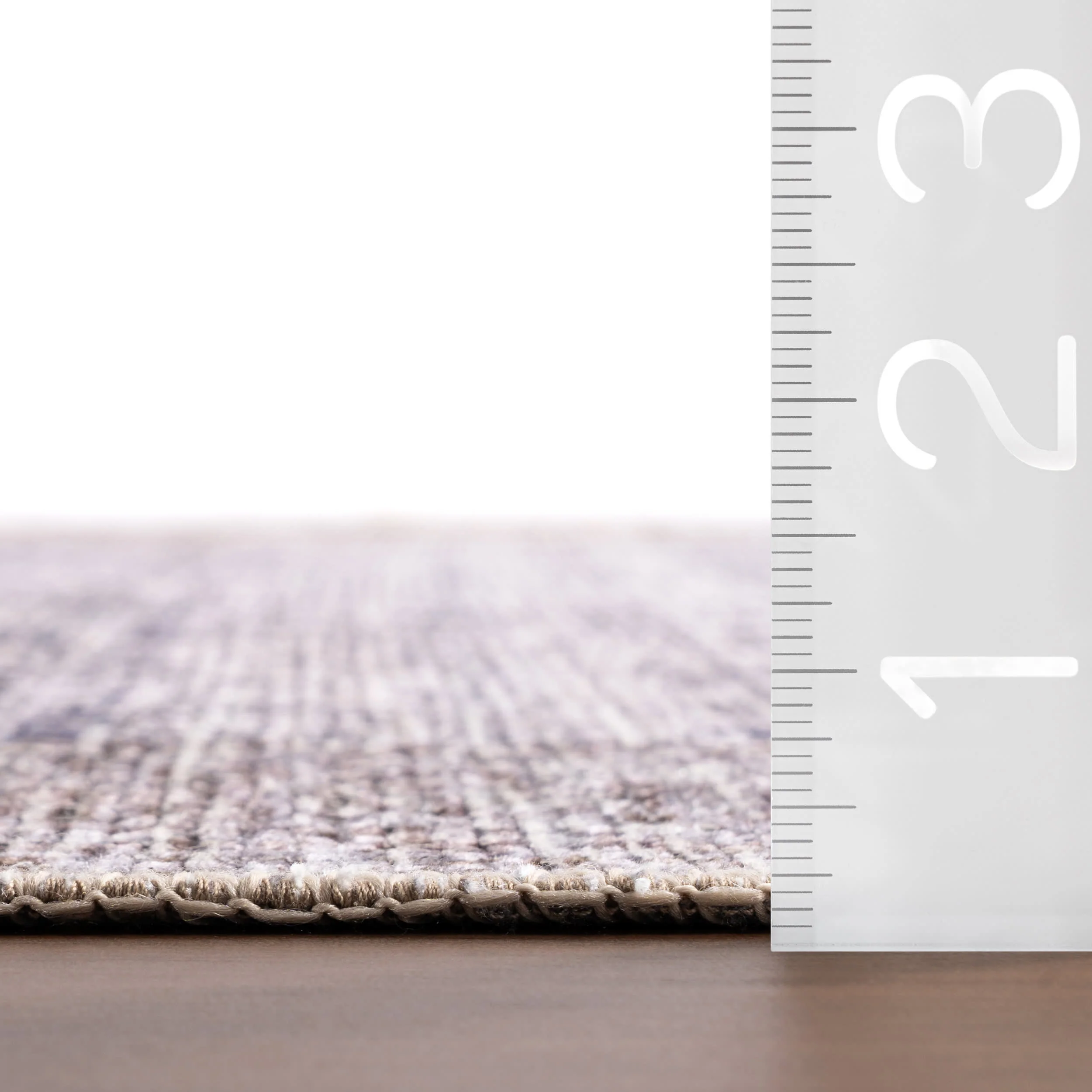 Delph Vintage & Distressed Washable Rug | Brown - Image 5