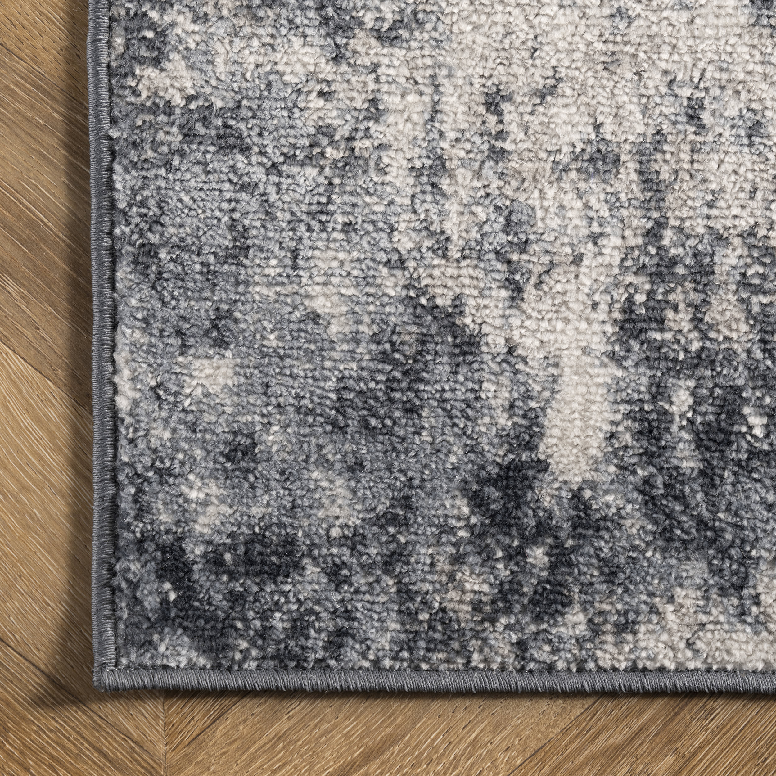 Demi Abstract Striped Rug | Blue - Image 3