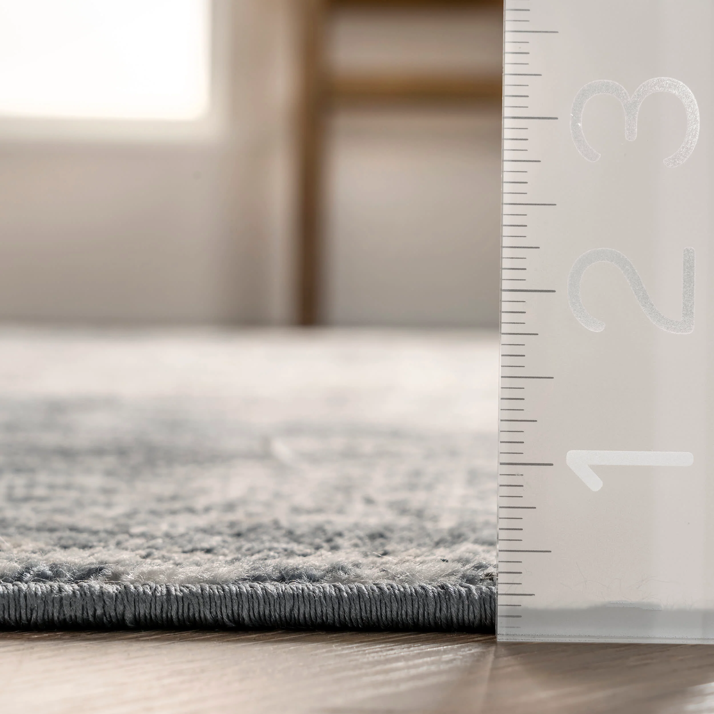 Demi Abstract Striped Rug | Blue - Image 5